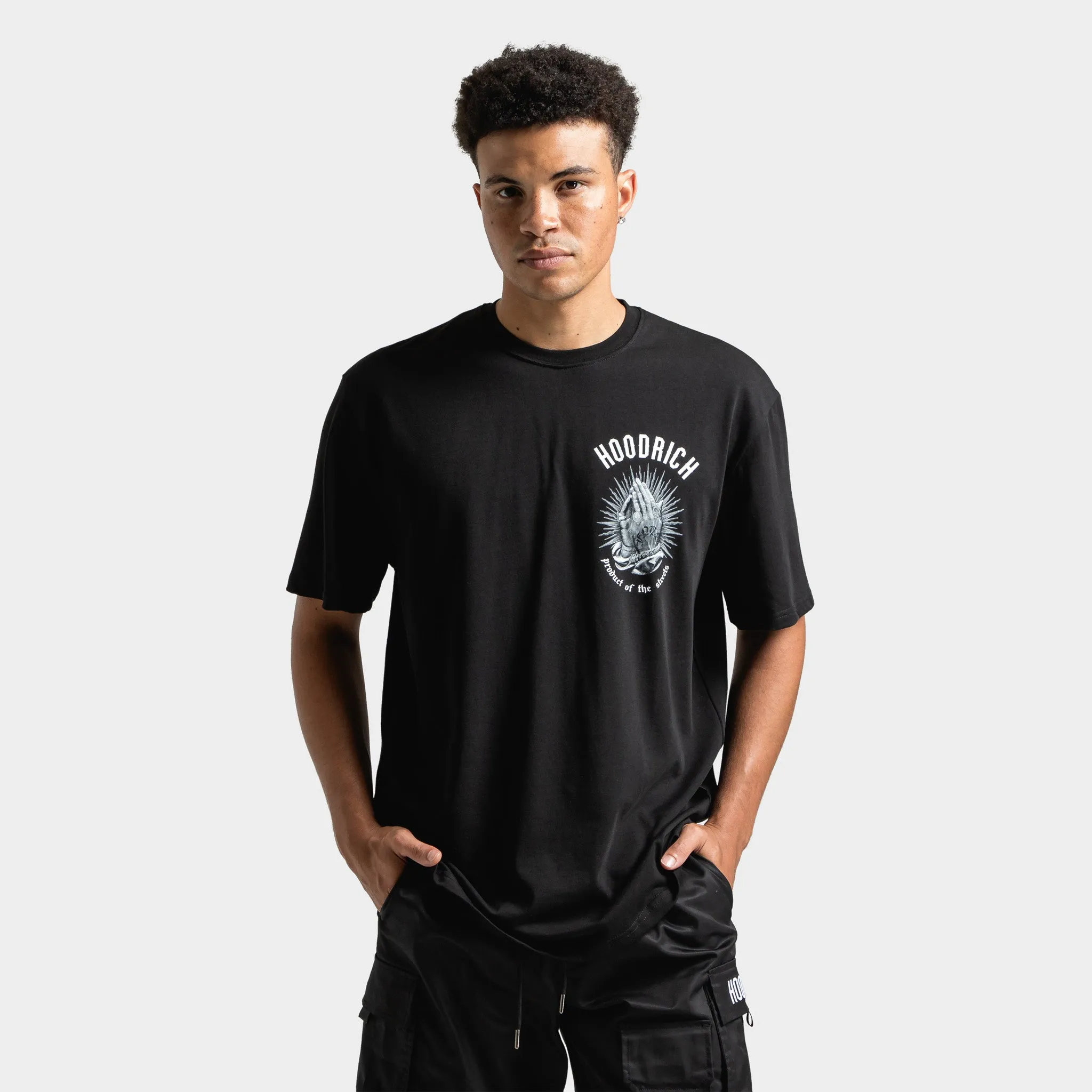 Mens Hoodrich Hoodrich Ritual Graphic T-Shirt Black / White