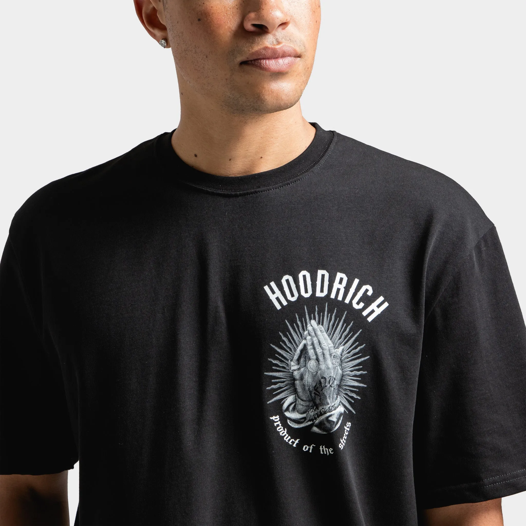 Mens Hoodrich Hoodrich Ritual Graphic T-Shirt Black / White