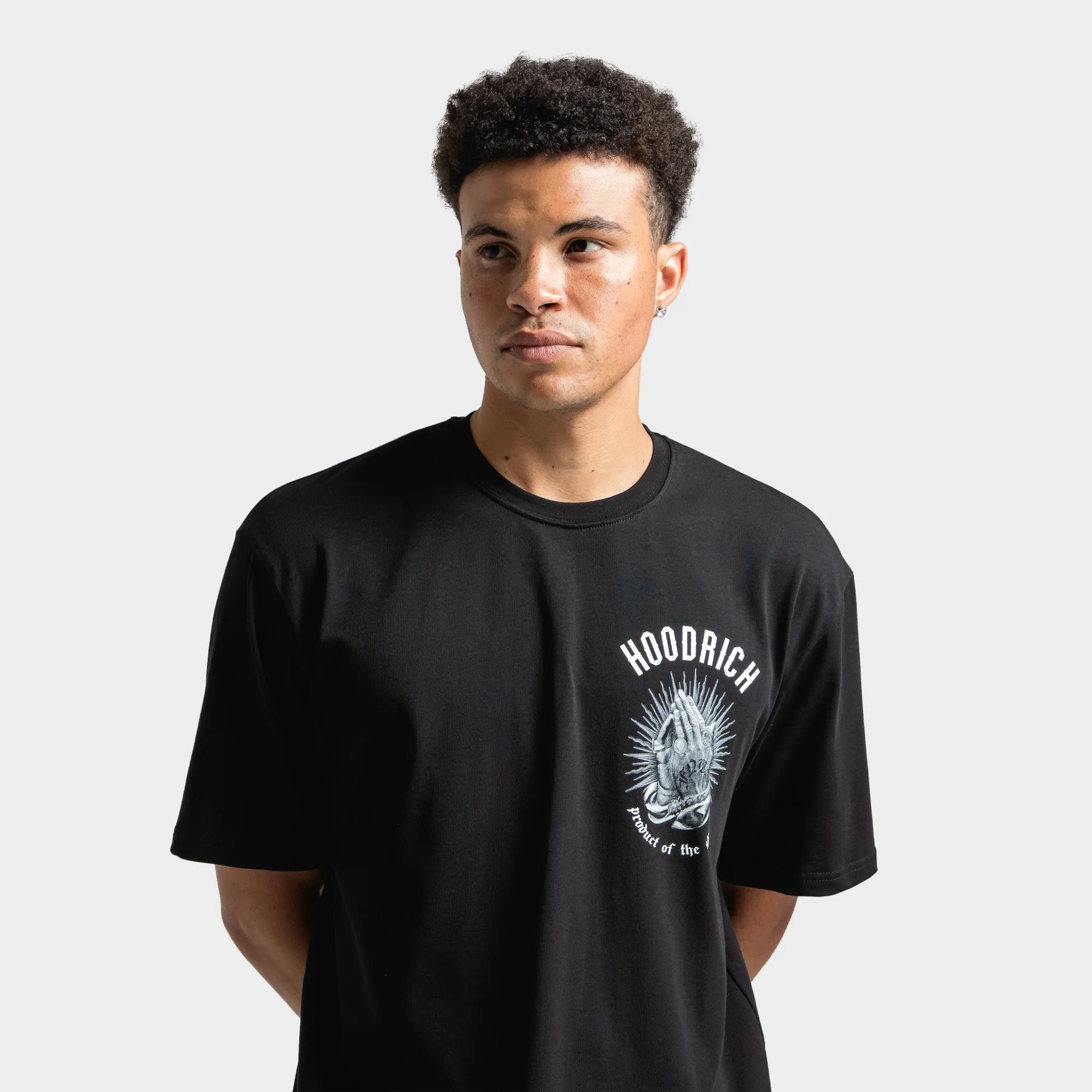 Mens Hoodrich Hoodrich Ritual Graphic T-Shirt Black / White