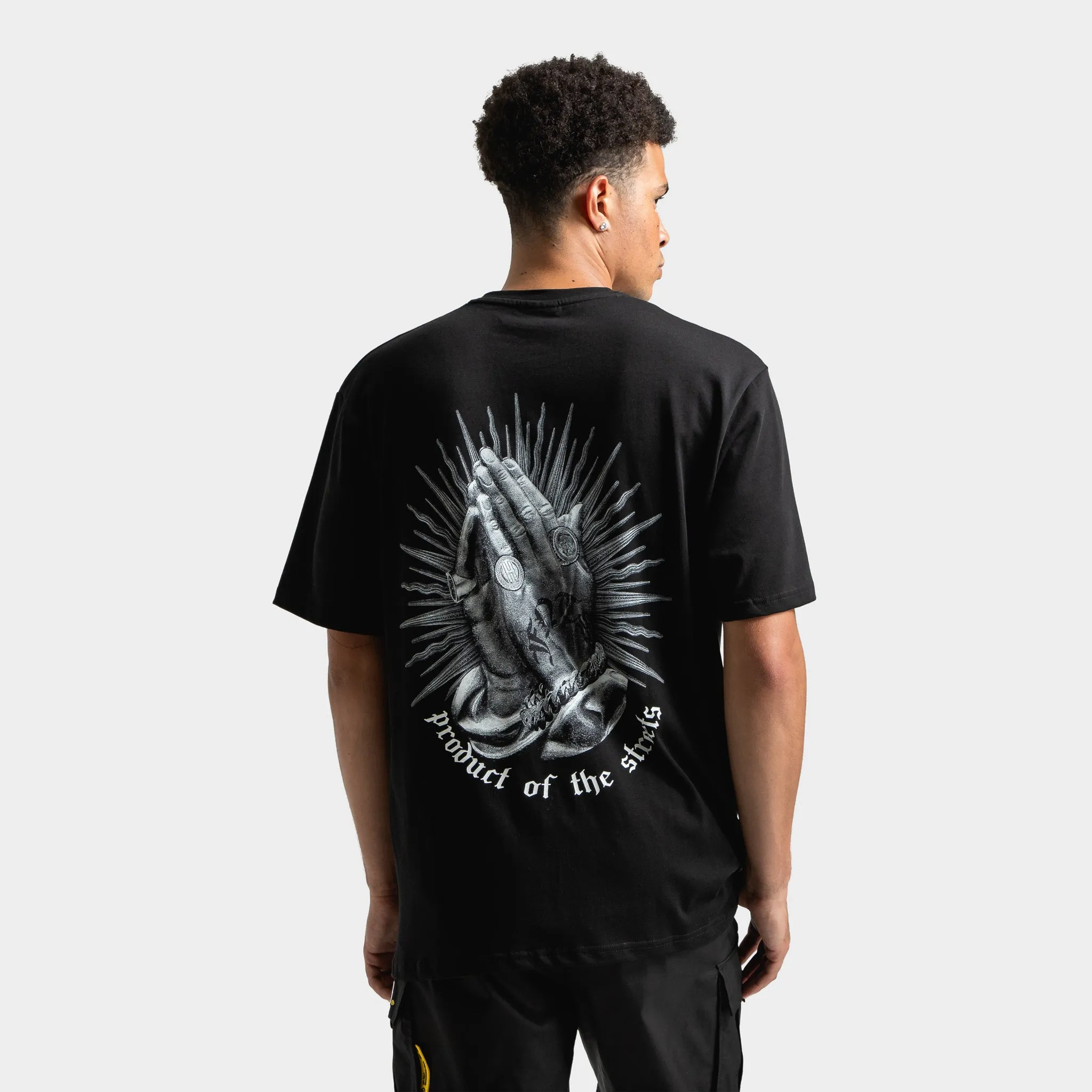 Mens Hoodrich Hoodrich Ritual Graphic T-Shirt Black / White