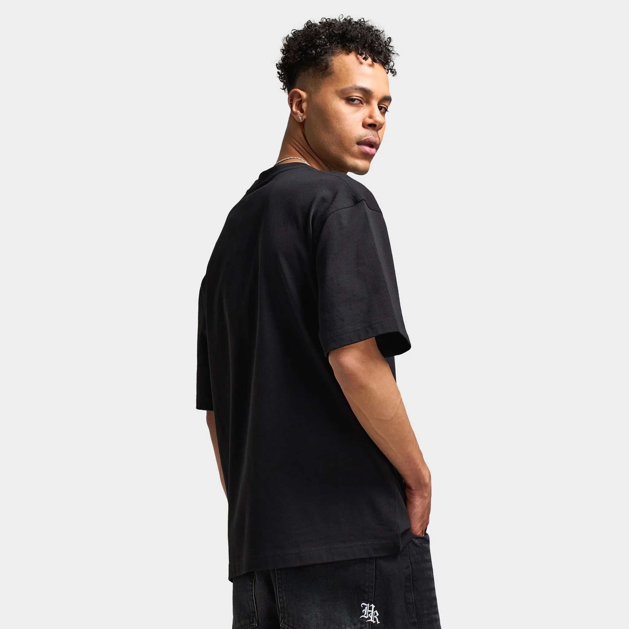 Mens Hoodrich Hoodrich Ritual Oversized Graphic T-Shirt Black / White