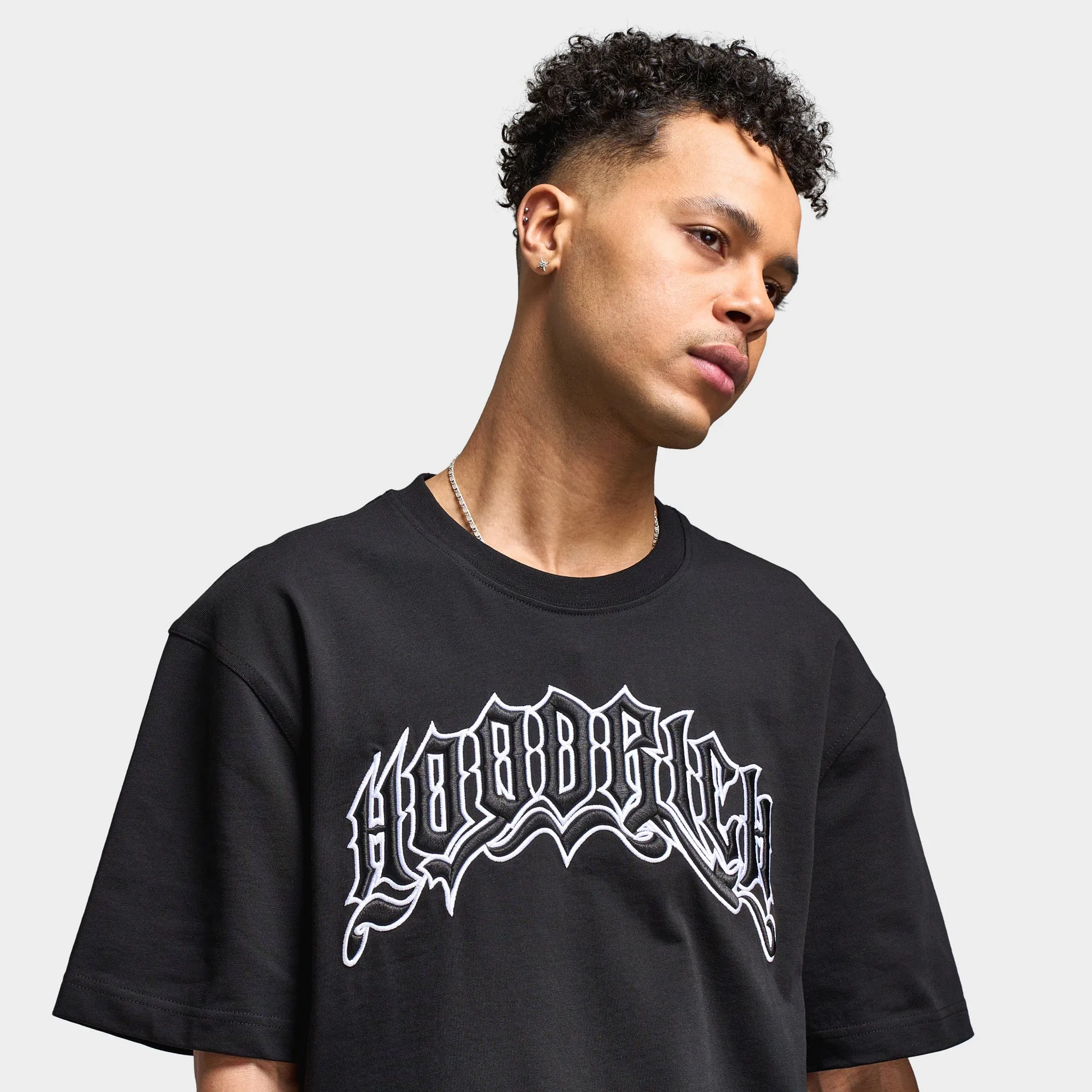 Mens Hoodrich Hoodrich Ritual Oversized Graphic T-Shirt Black / White