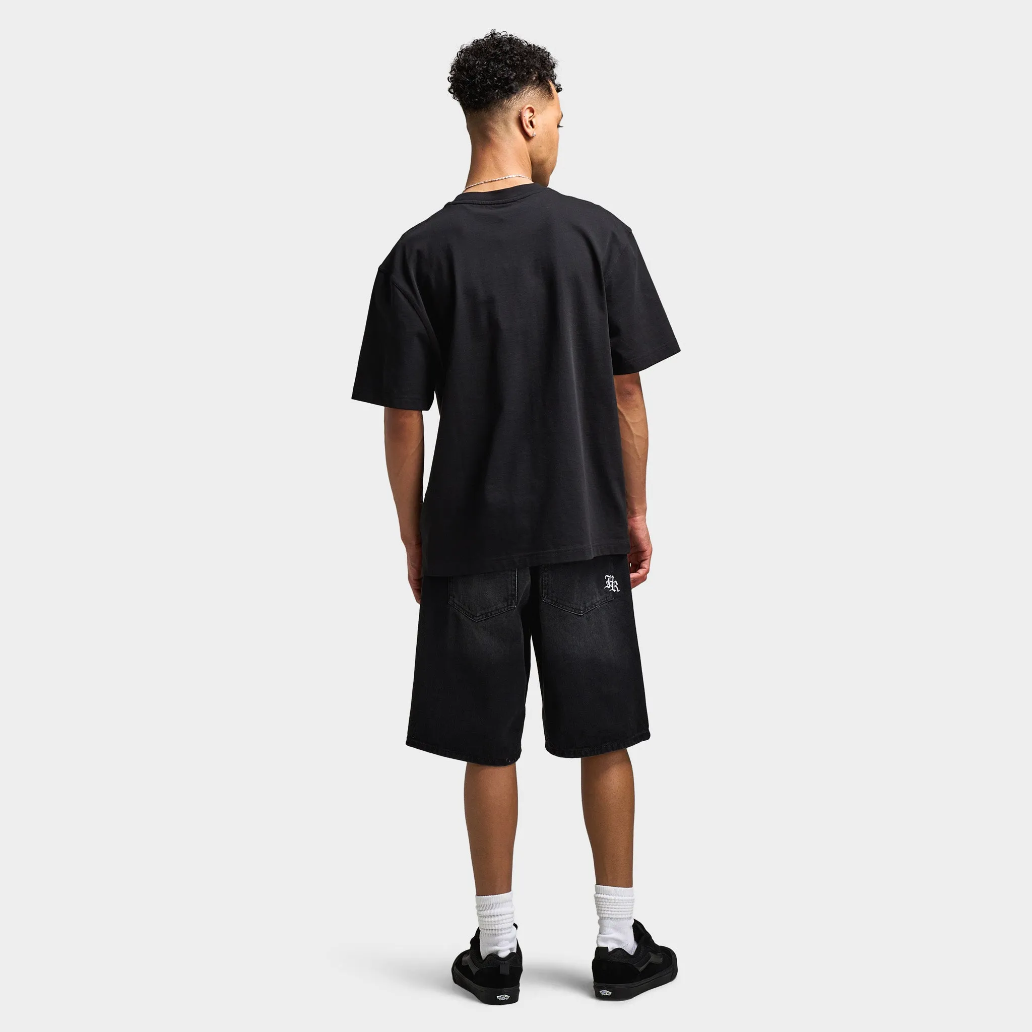 Mens Hoodrich Hoodrich Ritual Oversized Graphic T-Shirt Black / White