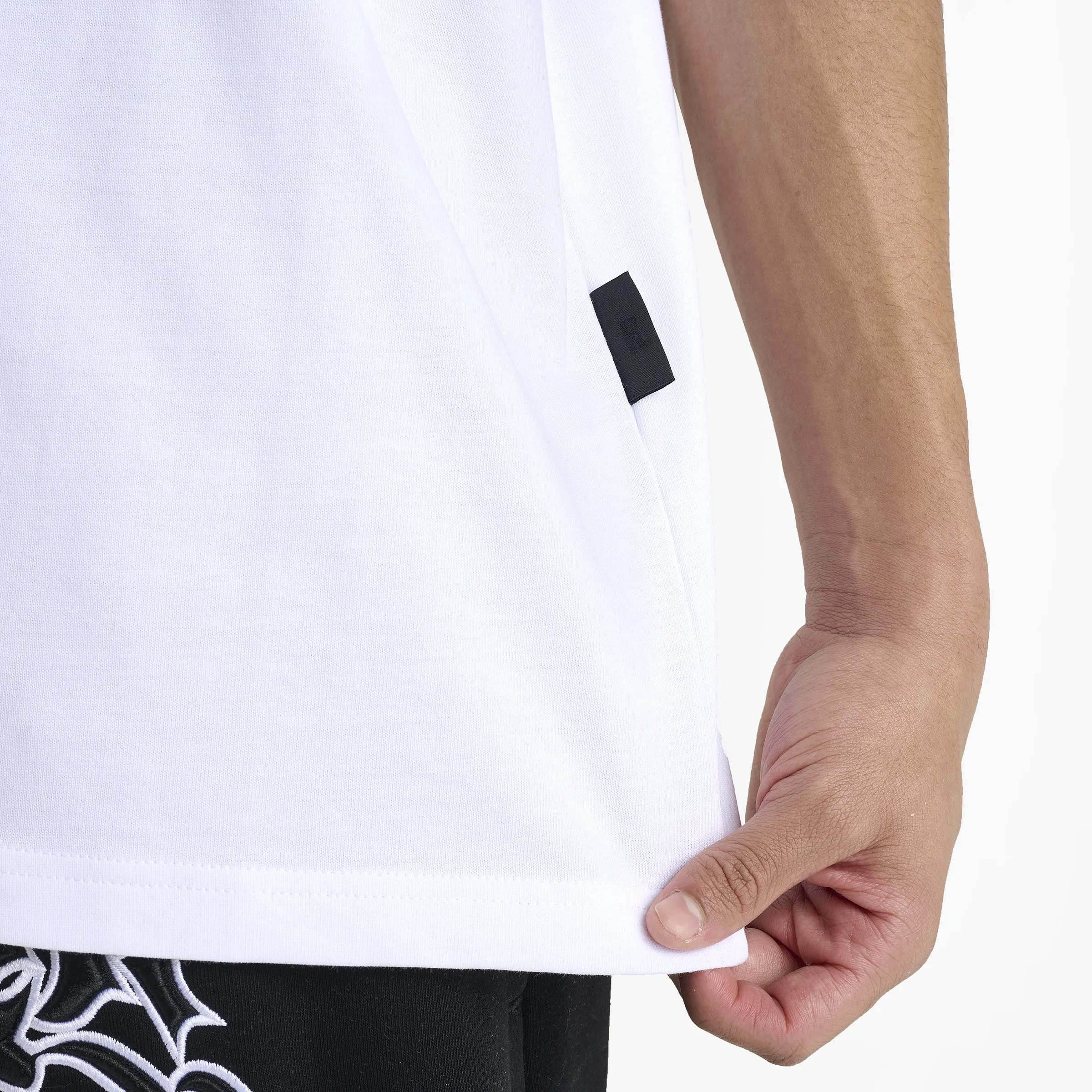 Mens Hoodrich Hoodrich Ritual Oversized Graphic T-Shirt White / Black