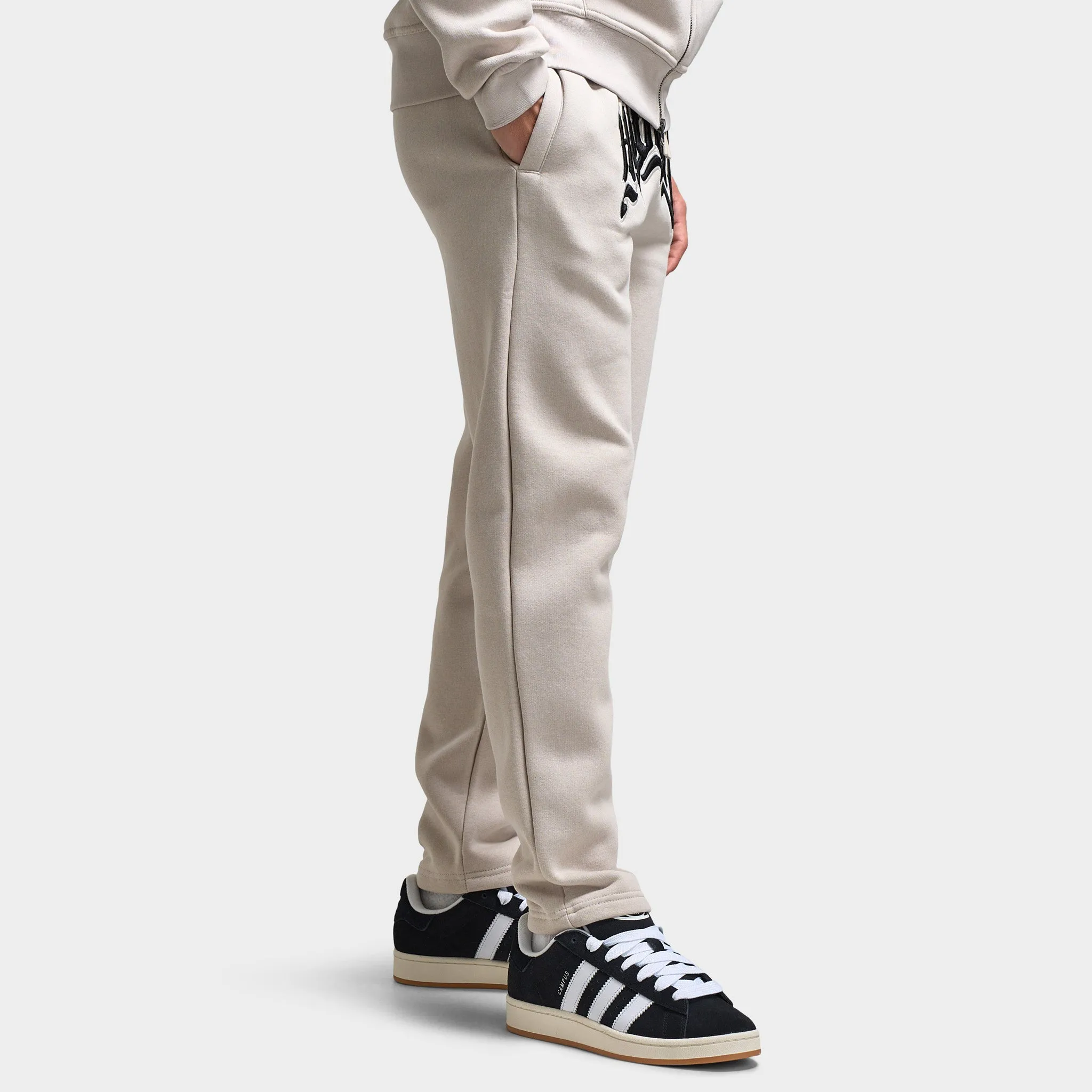 Mens Hoodrich Hoodrich Ritual Oversized Joggers Silver Grey / Blanc De Blanc - Black