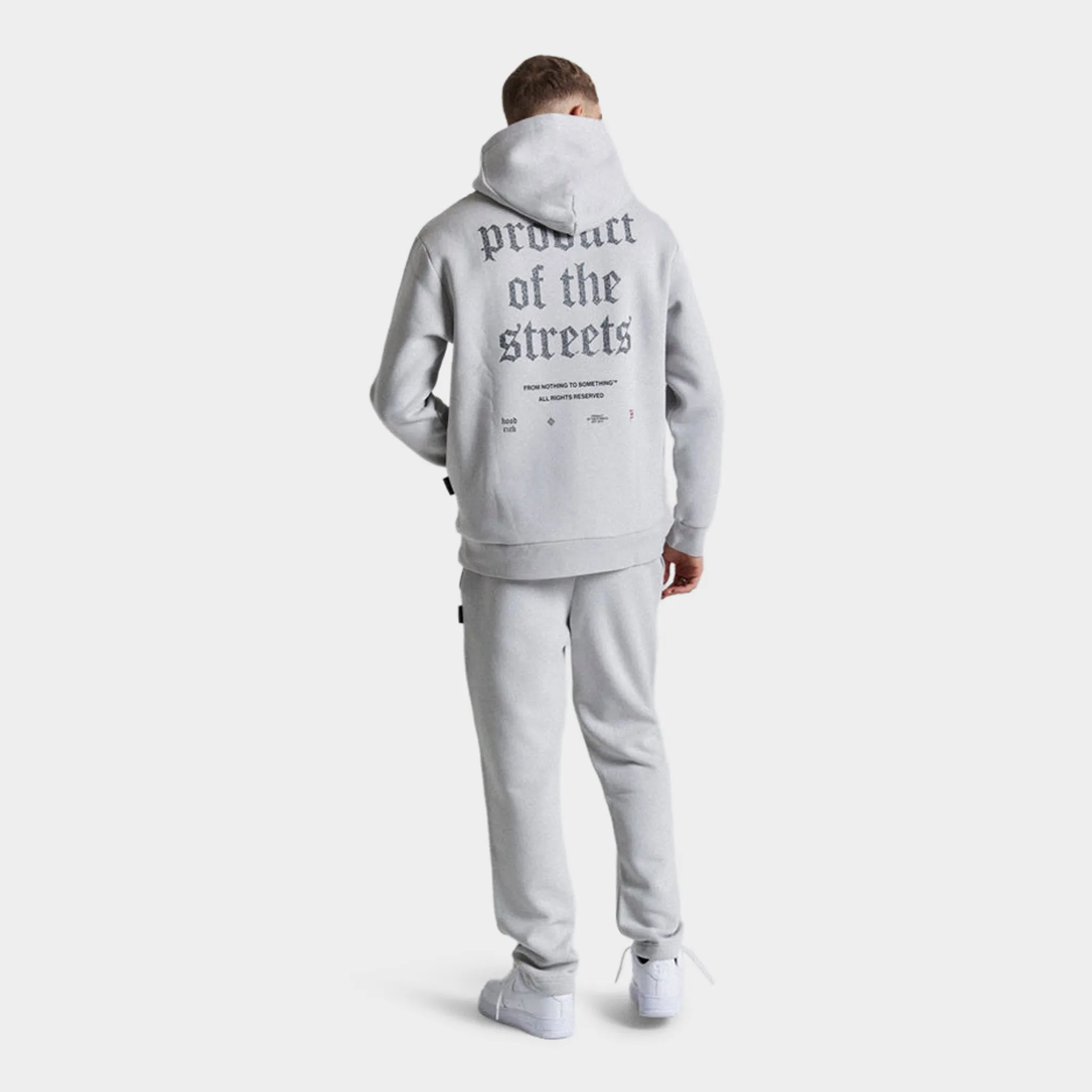 Mens Hoodrich Hoodrich Shadow Jogger Quiet Gray / Lava Smoke - Lychee