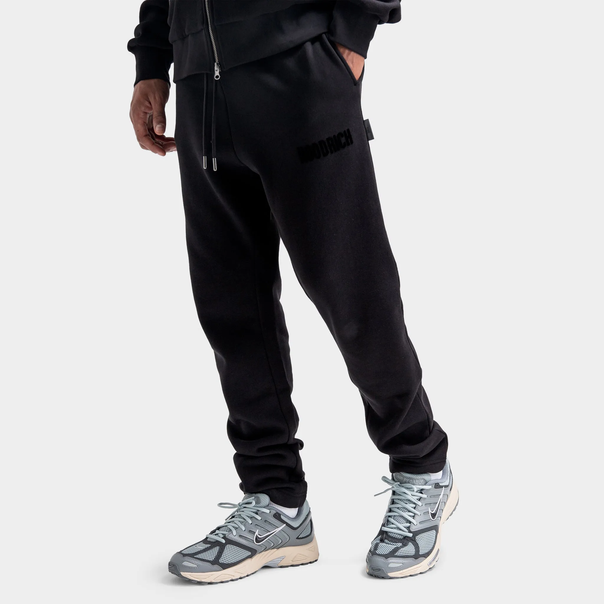 Mens Hoodrich Hoodrich Superior Open Hem Jogger Black / Black