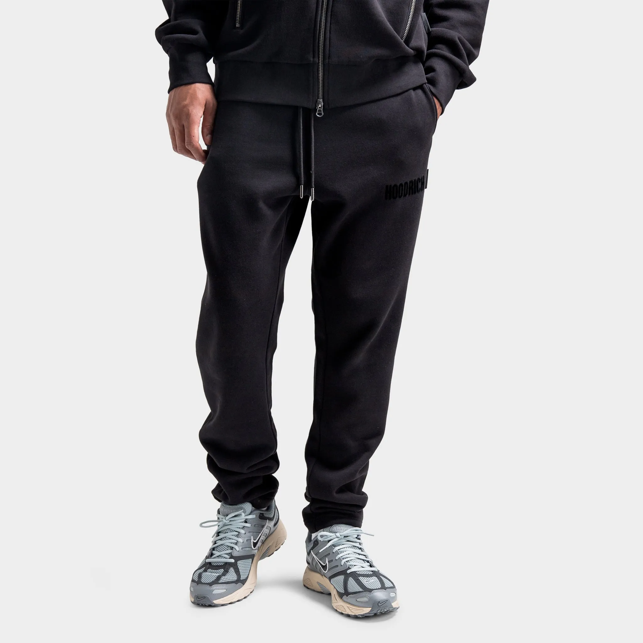 Mens Hoodrich Hoodrich Superior Open Hem Jogger Black / Black