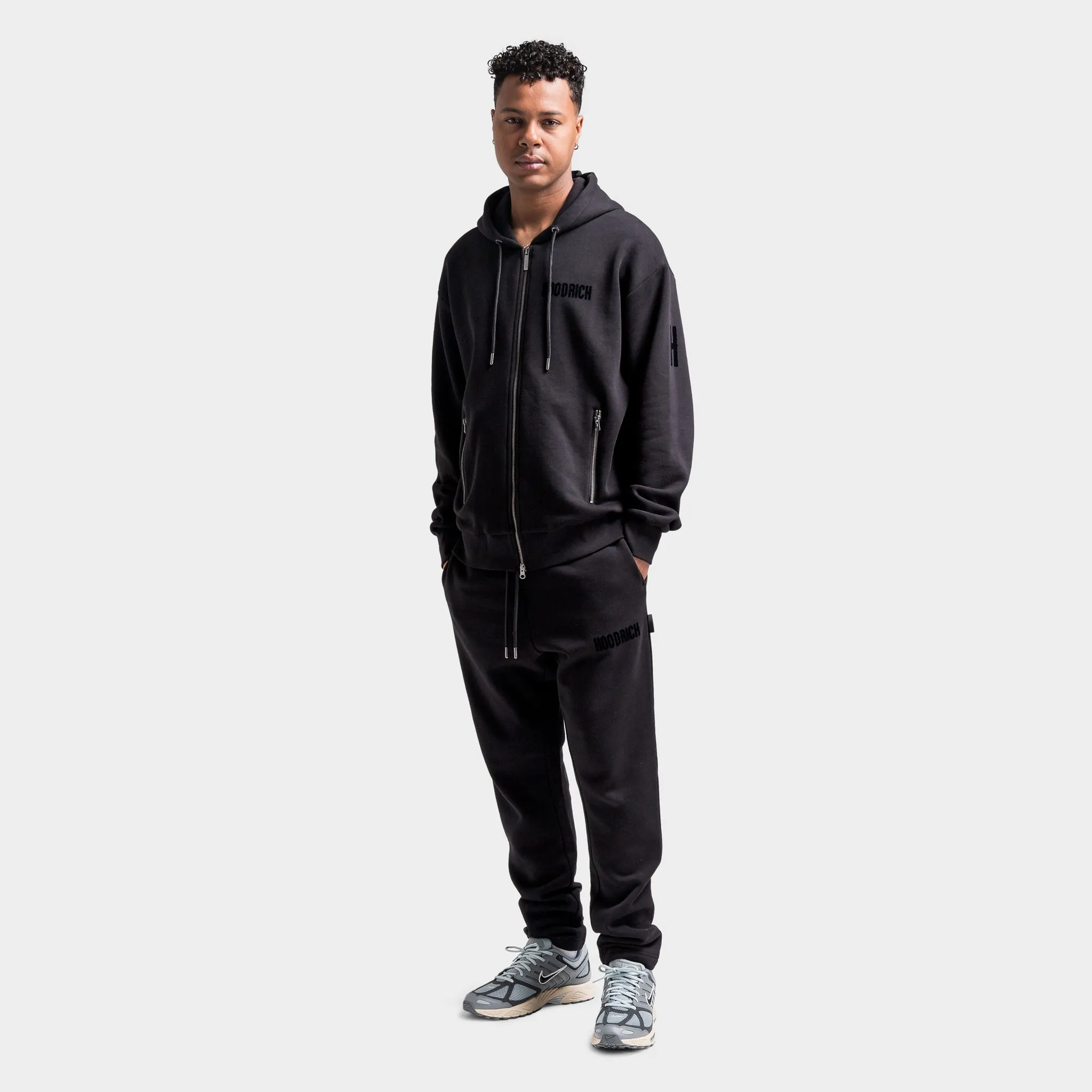 Mens Hoodrich Hoodrich Superior Open Hem Jogger Black / Black