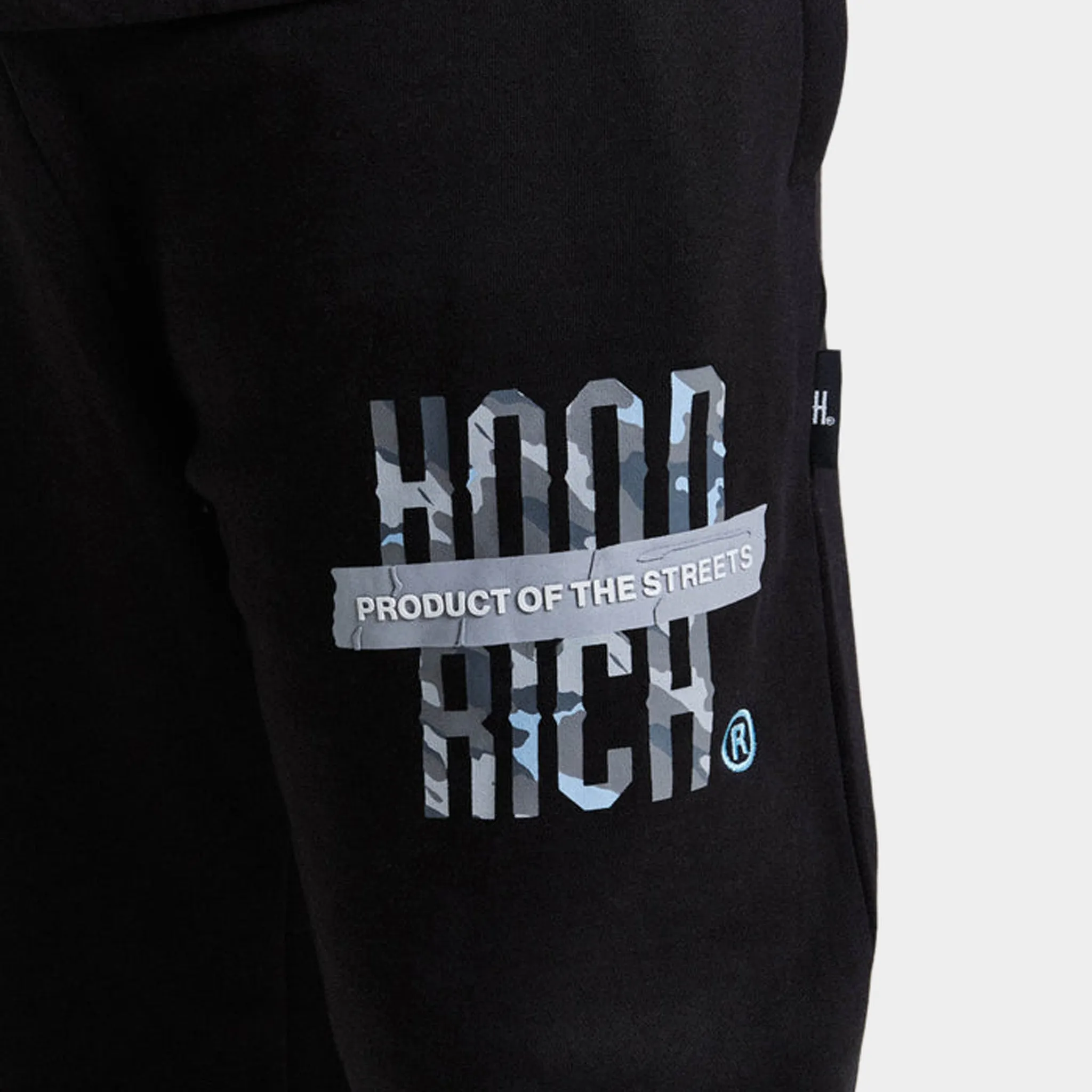 Mens Hoodrich Hoodrich Territory Joggers Black / Camo - Clear Sky