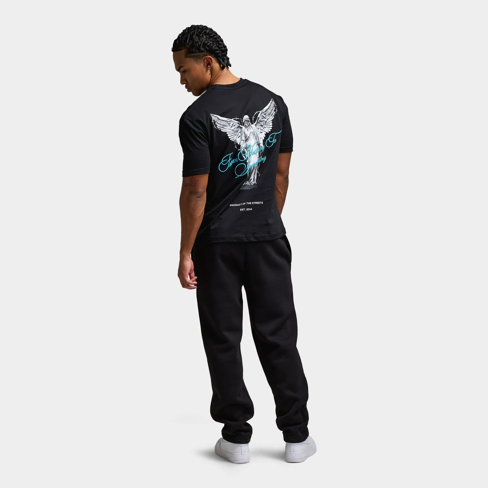 Mens Hoodrich Hoodrich Vital Graphic T-Shirt Black / White - Aquarius