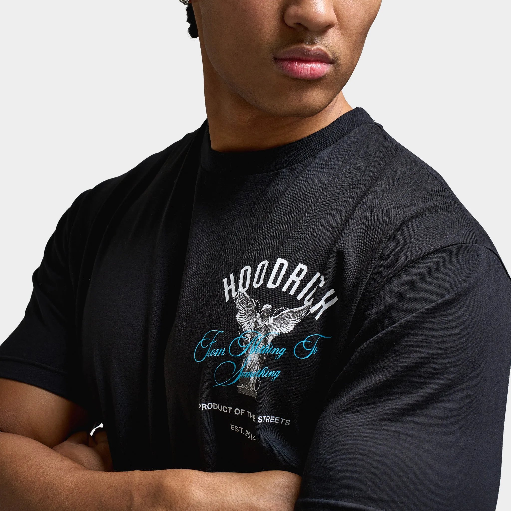 Mens Hoodrich Hoodrich Vital Graphic T-Shirt Black / White - Aquarius