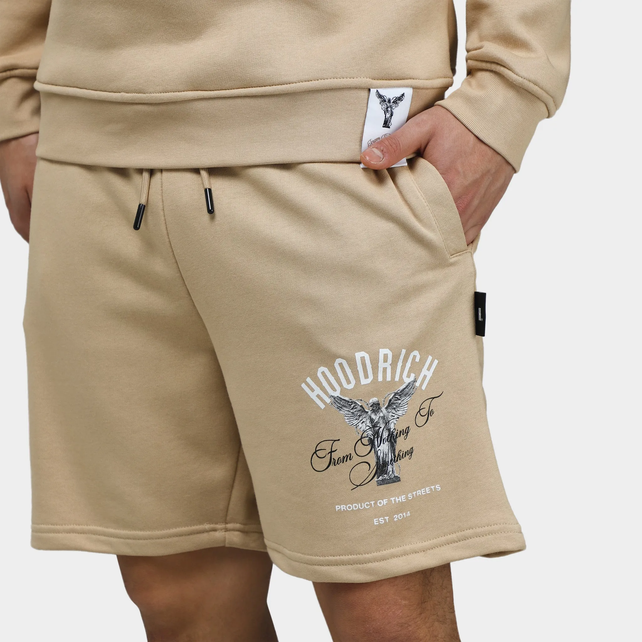 Mens Hoodrich Hoodrich Vital Shorts Safari / White - Black