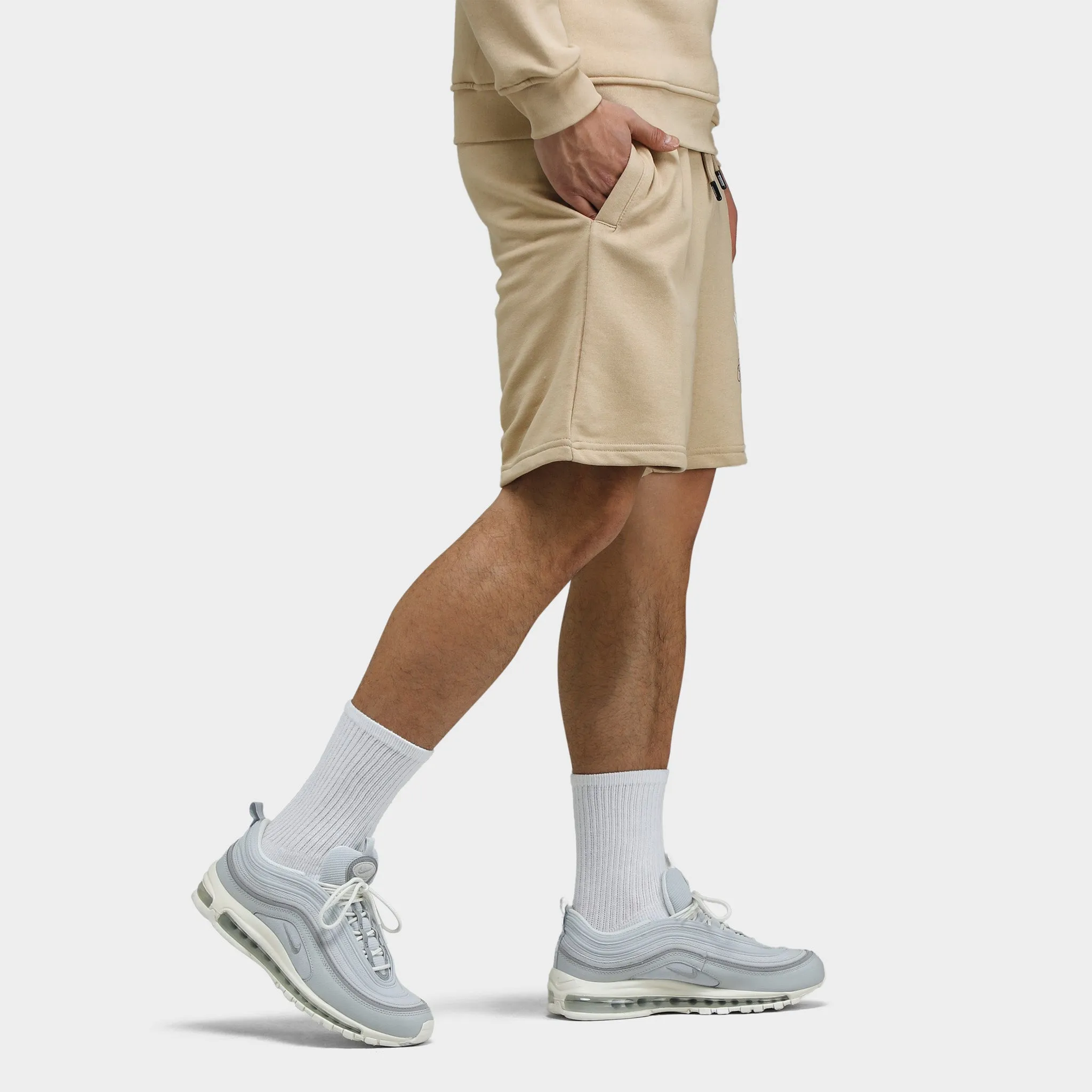 Mens Hoodrich Hoodrich Vital Shorts Safari / White - Black