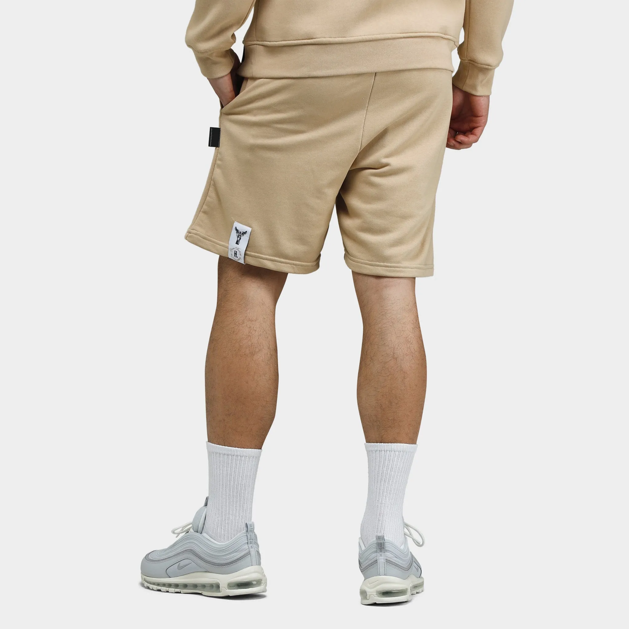 Mens Hoodrich Hoodrich Vital Shorts Safari / White - Black