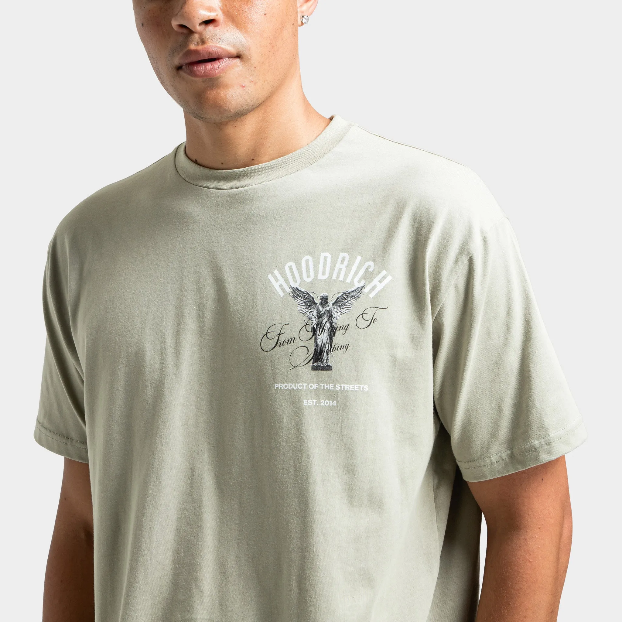 Mens Hoodrich Hoodrich Vital T-Shirt Abbey Stone / White - Black
