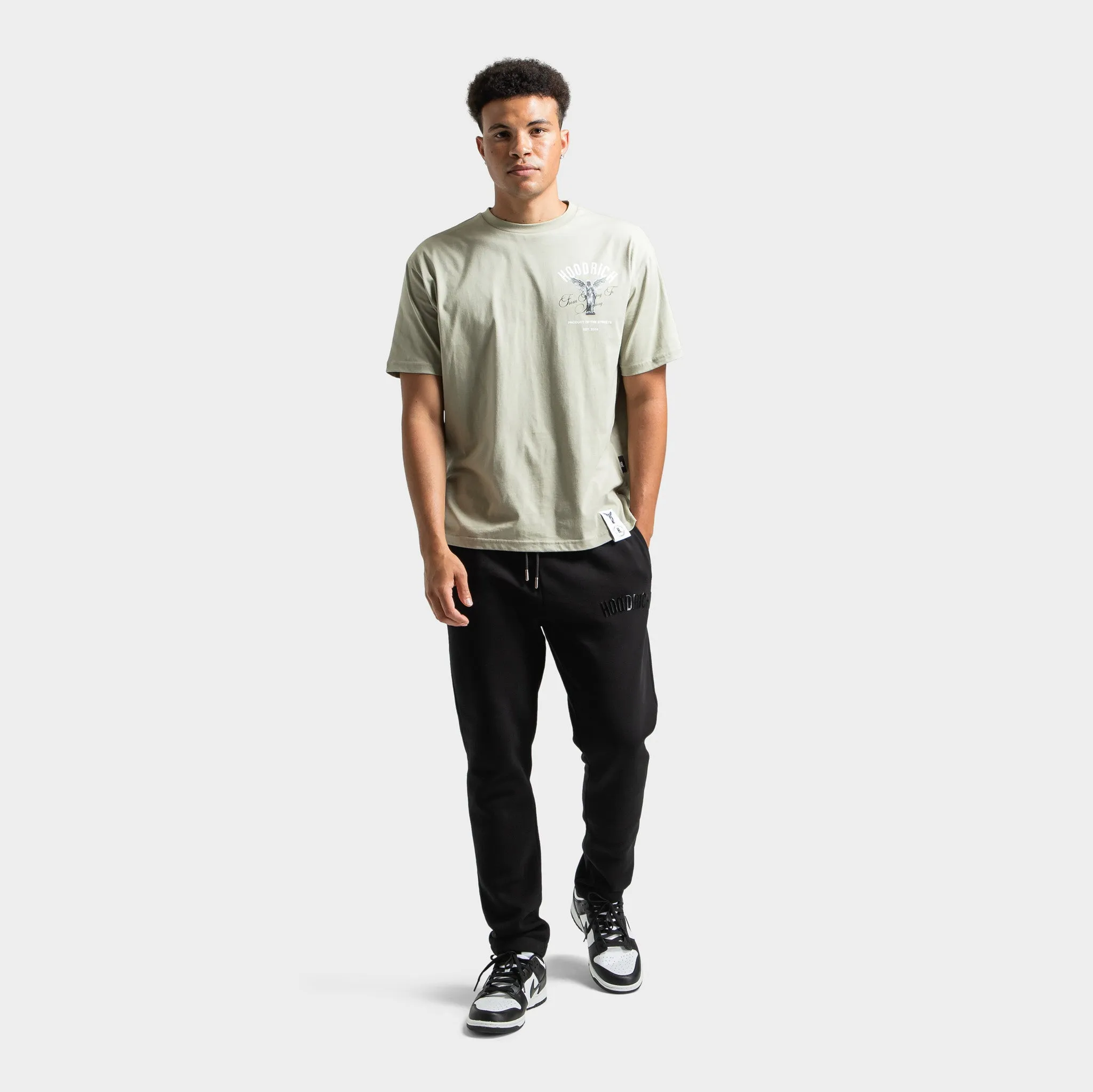 Mens Hoodrich Hoodrich Vital T-Shirt Abbey Stone / White - Black