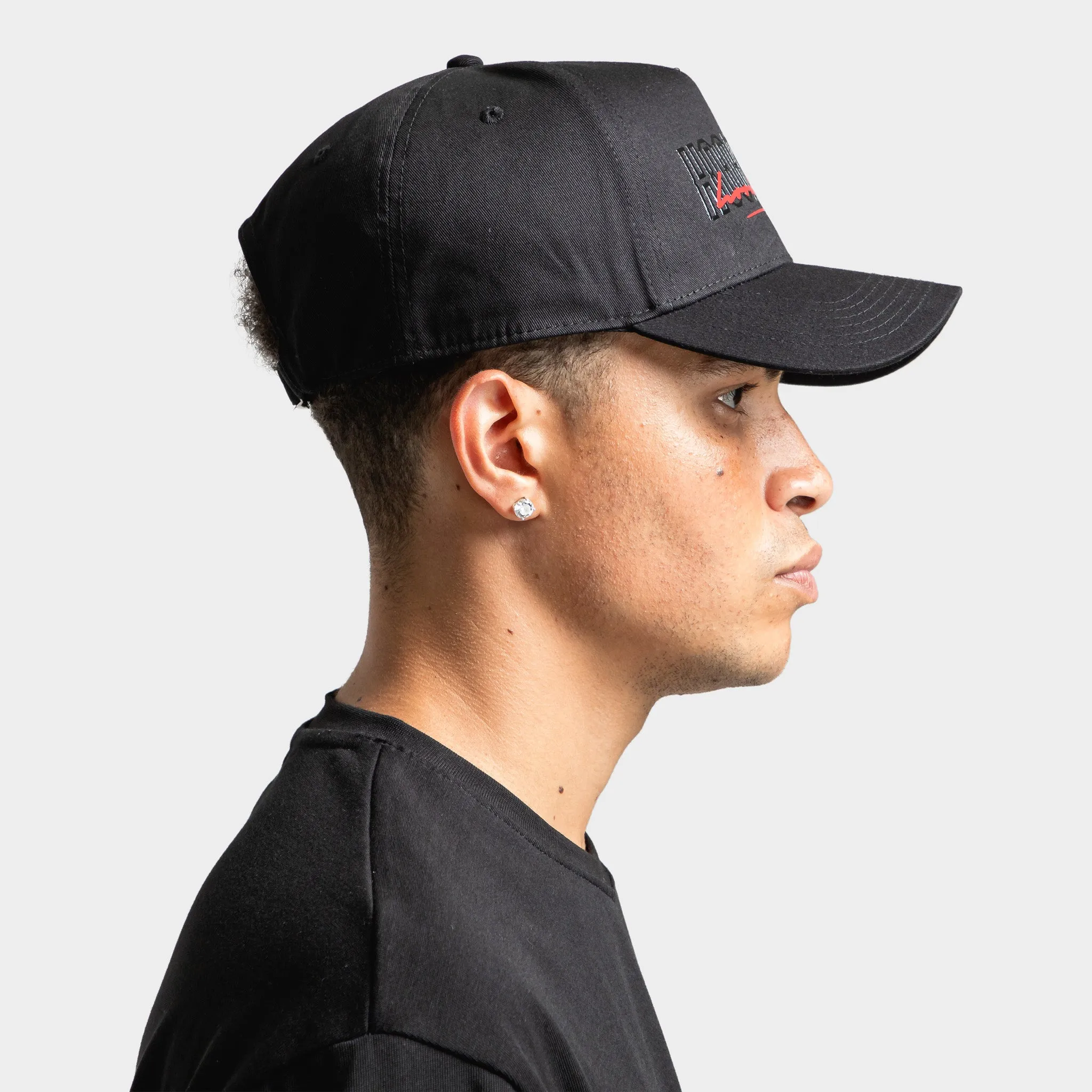 Mens Hoodrich Hoodrich Vivid 5 Panel Cap / Black