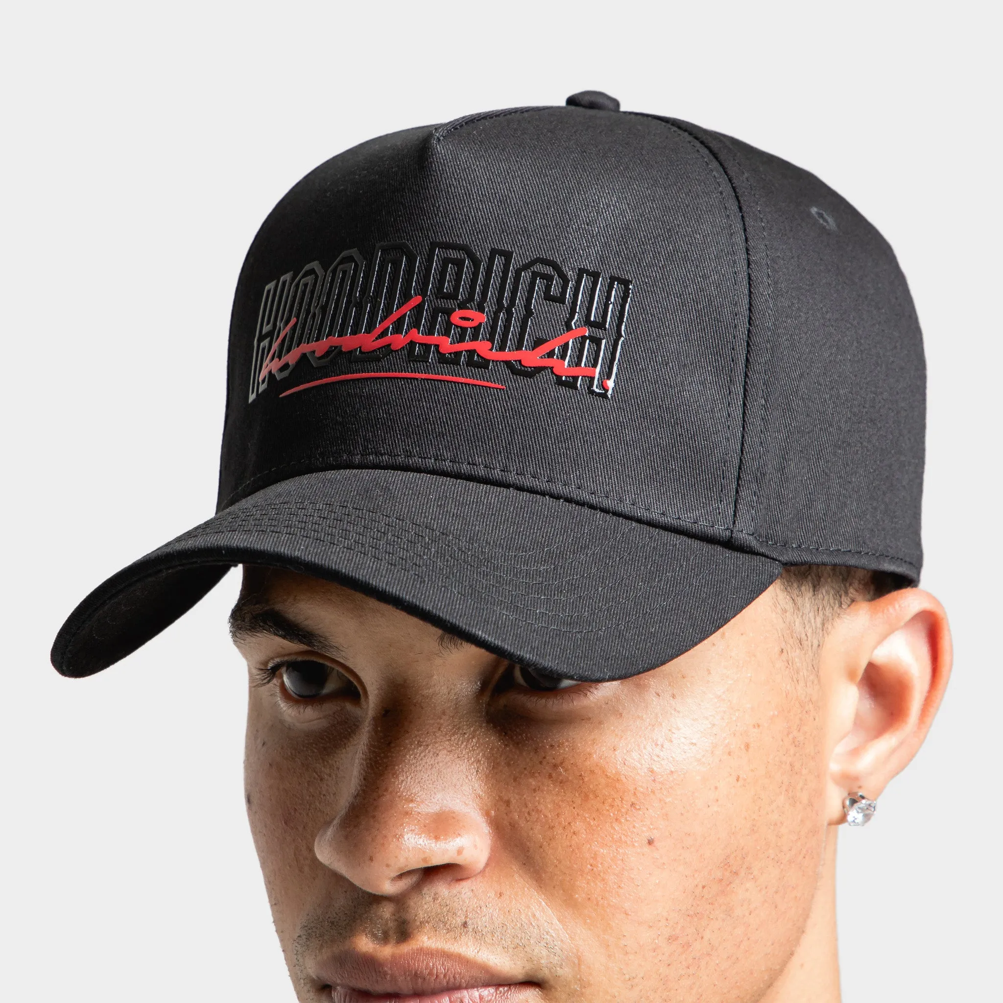 Mens Hoodrich Hoodrich Vivid 5 Panel Cap / Black