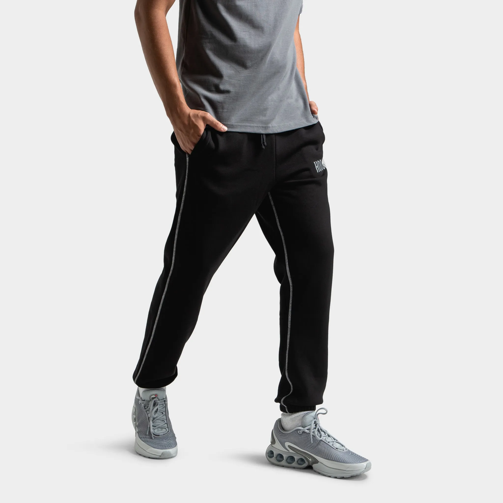 Mens Hoodrich Hoodrich Wandal Jogger Black / Lava Smoke - Quiet Grey