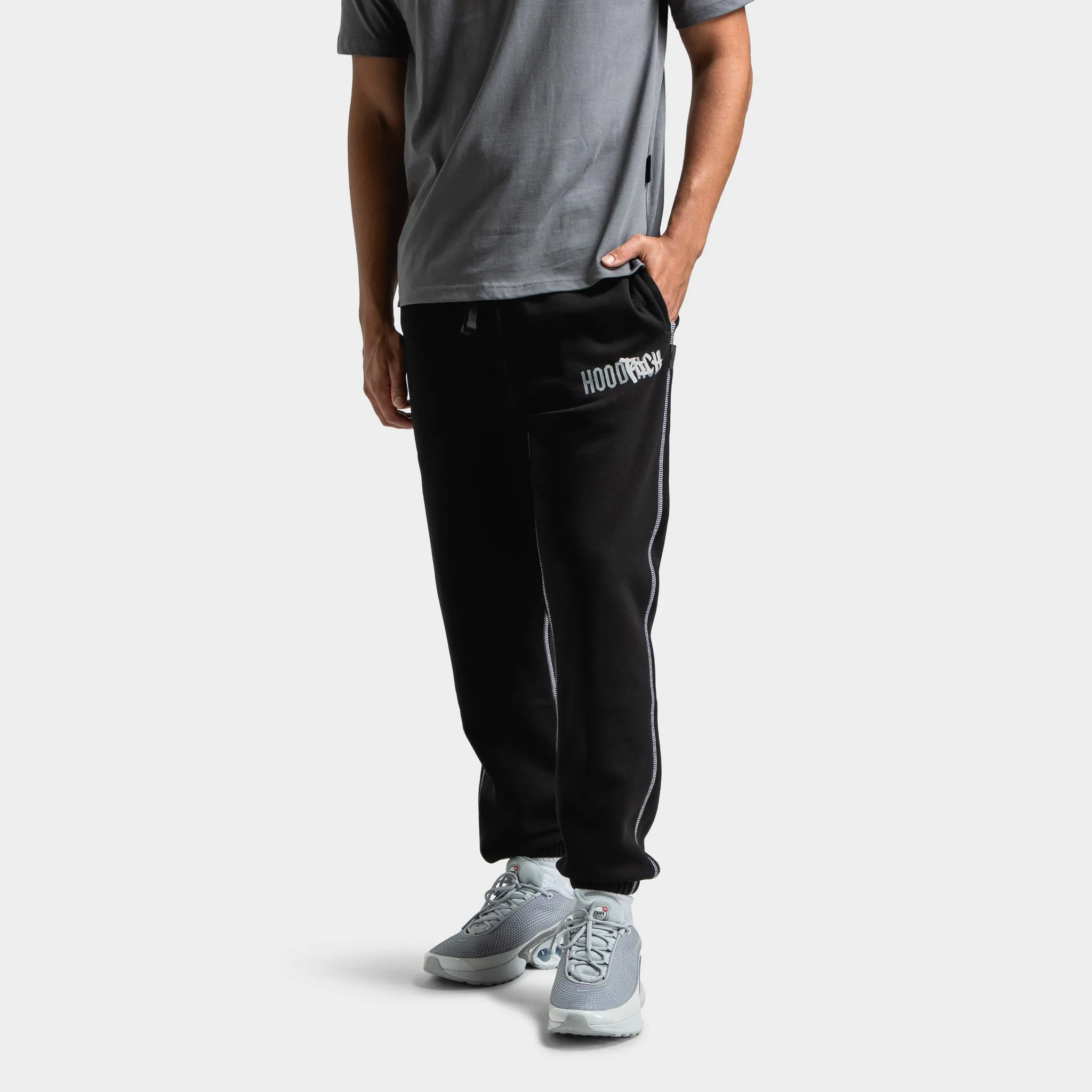 Mens Hoodrich Hoodrich Wandal Jogger Black / Lava Smoke - Quiet Grey