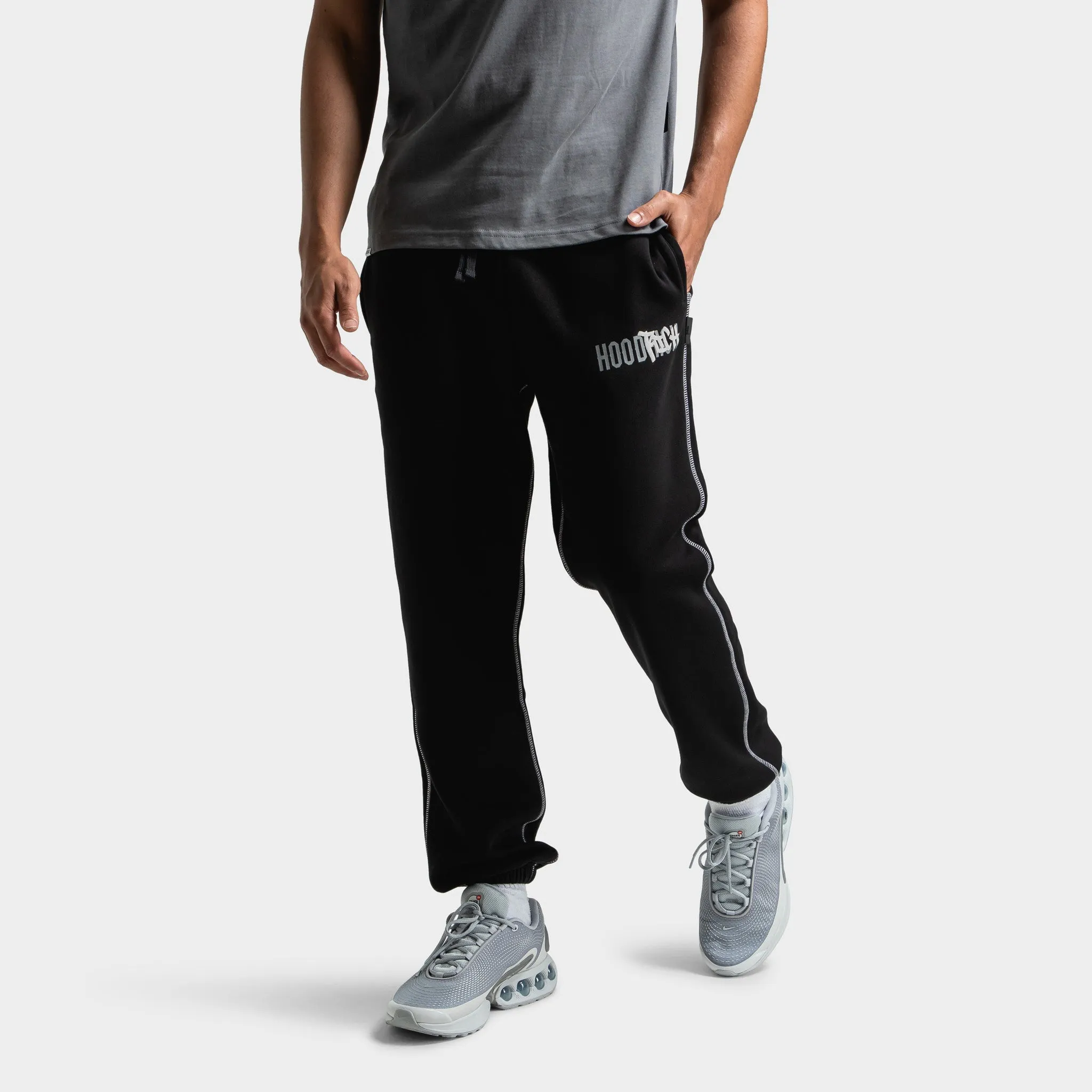 Mens Hoodrich Hoodrich Wandal Jogger Black / Lava Smoke - Quiet Grey