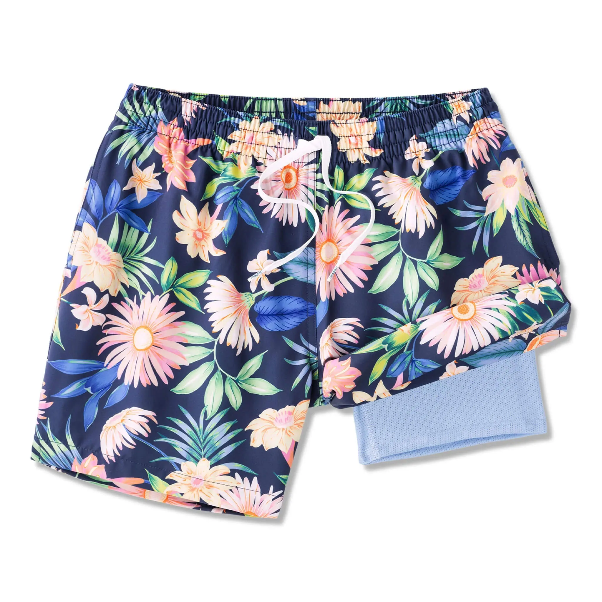 Mens Johnnie-O Chubbies 5.5-Inch The Big Bloomers Swim Trunks - Navy