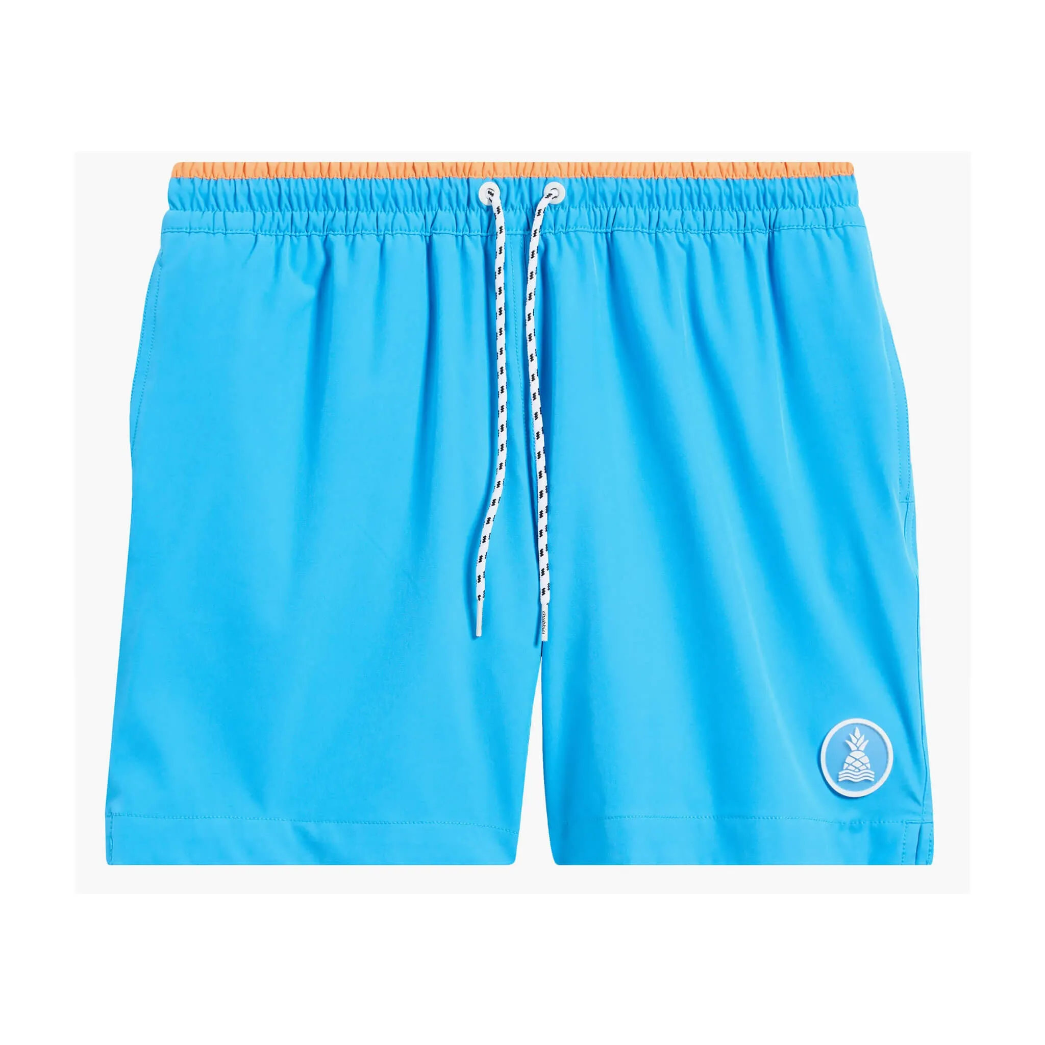 Mens Johnnie-O Chubbies 5.5-Inch The Blue Barracudas Swim Trunks - Bright Blue - Solid