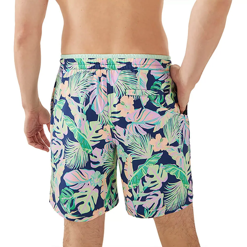 Mens Johnnie-O Chubbies 5.5-Inch The Night Faunas Swim Trunks - Navy