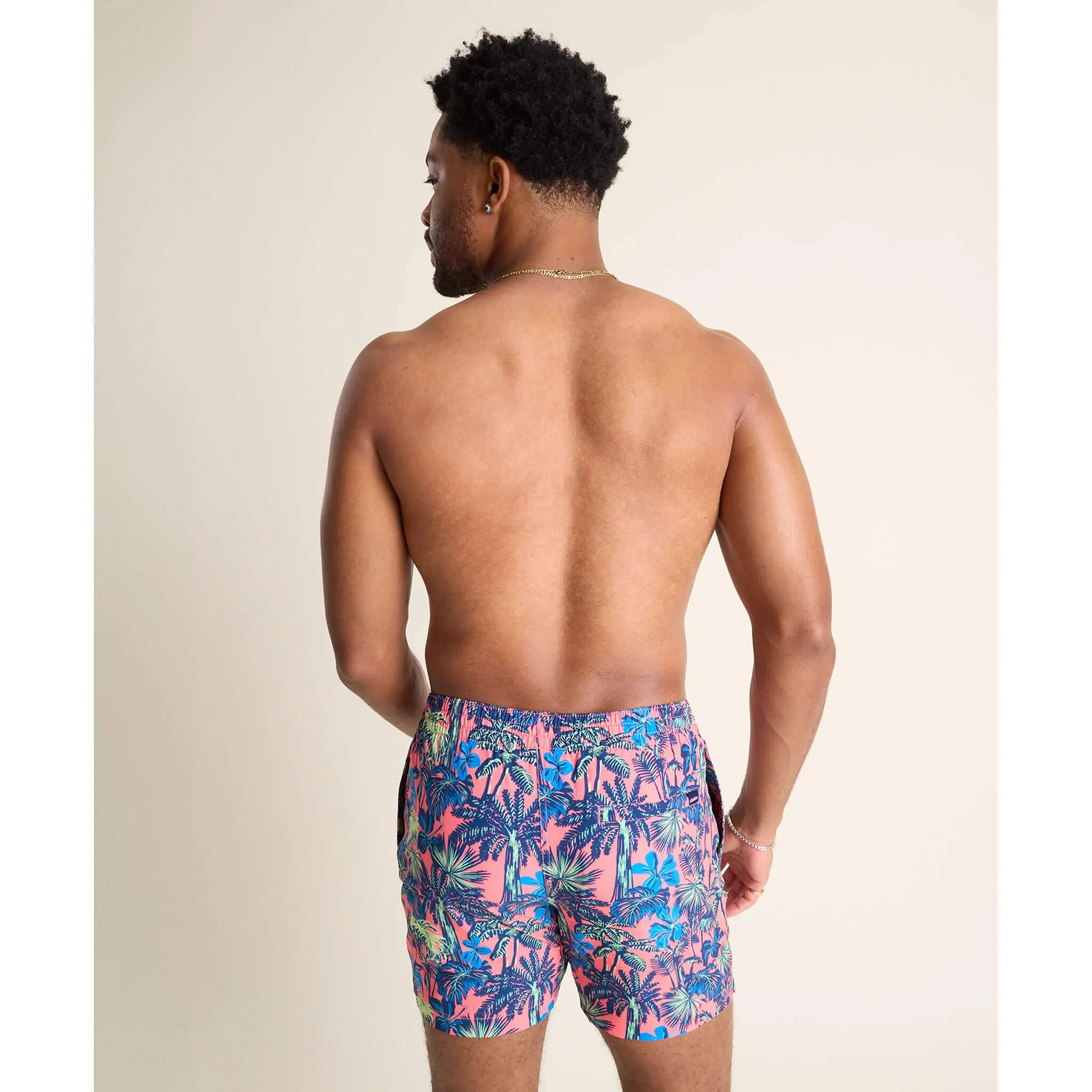 Mens Johnnie-O Chubbies 5.5-Inch The Wild Things Swim Trunks - Coral
