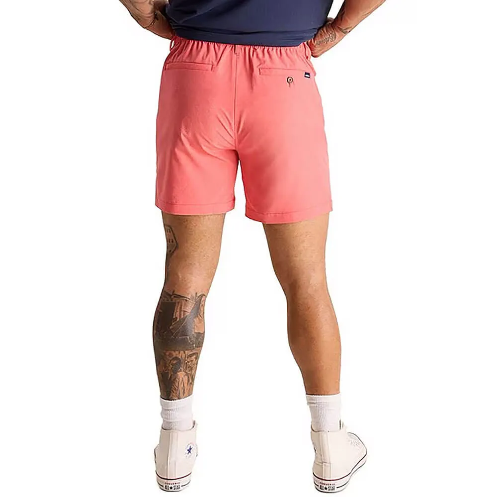 Mens Johnnie-O Chubbies 6-Inch The Candy Apples Performance Shorts - Bright Red