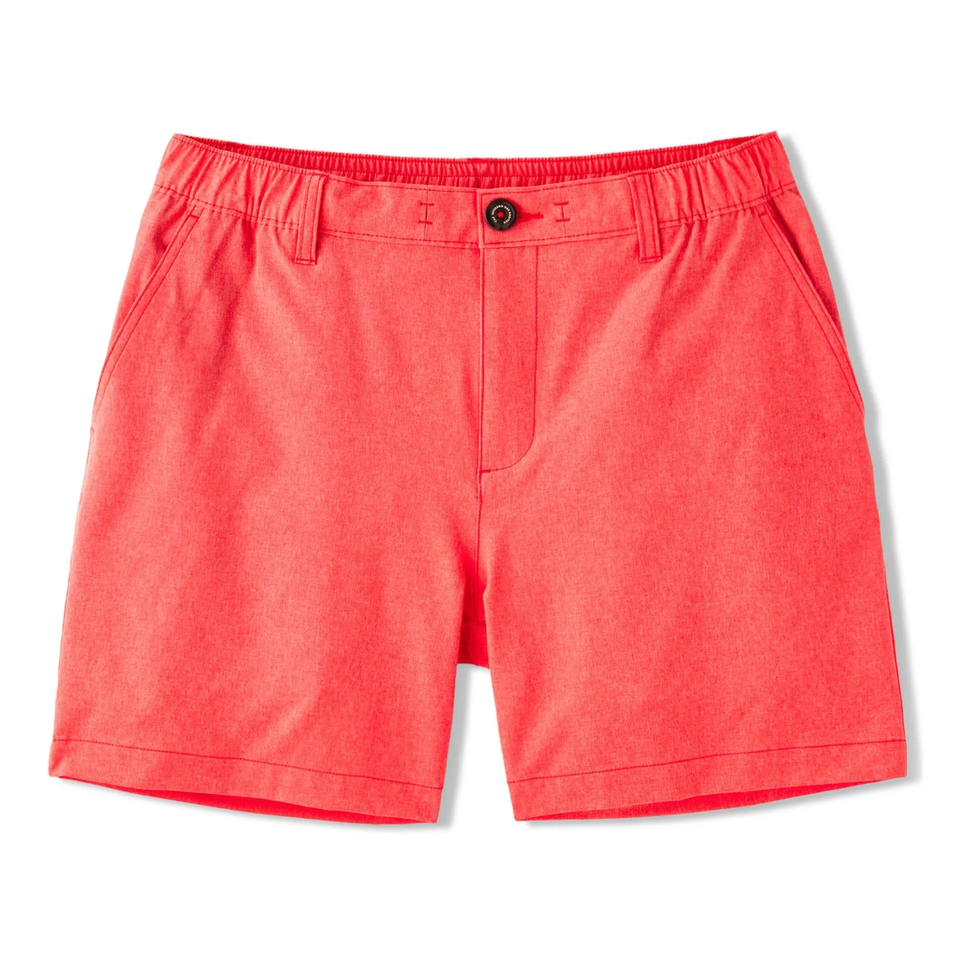 Mens Johnnie-O Chubbies 6-Inch The Candy Apples Performance Shorts - Bright Red