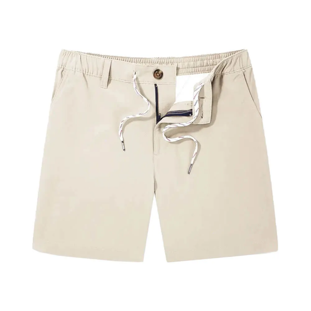 Mens Johnnie-O Chubbies 6-Inch The Khakinators Shorts - Light Khaki