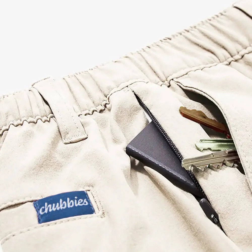 Mens Johnnie-O Chubbies 6-Inch The Khakinators Shorts - Light Khaki