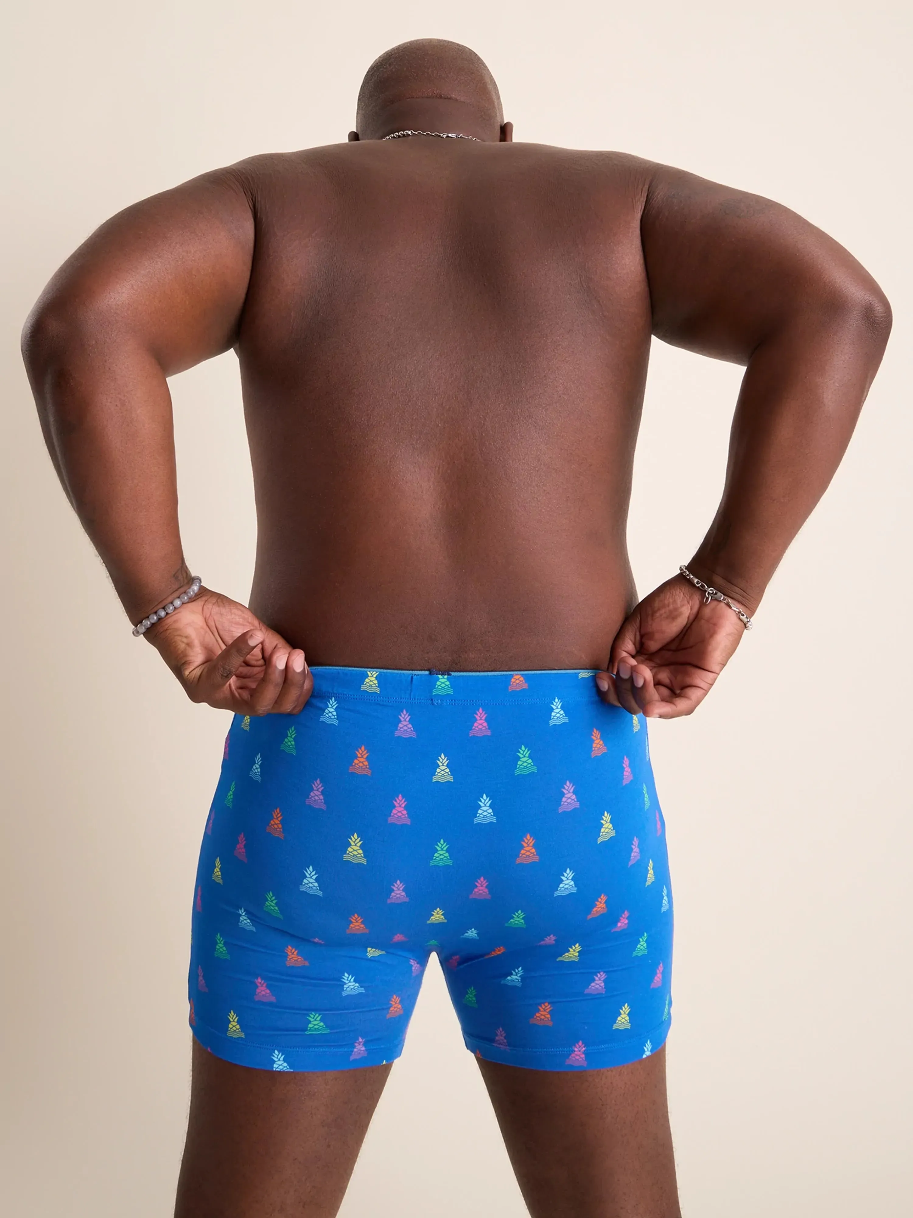 Mens Johnnie-O Chubbies The Brand Deals Boxer Briefs - Bright Blue