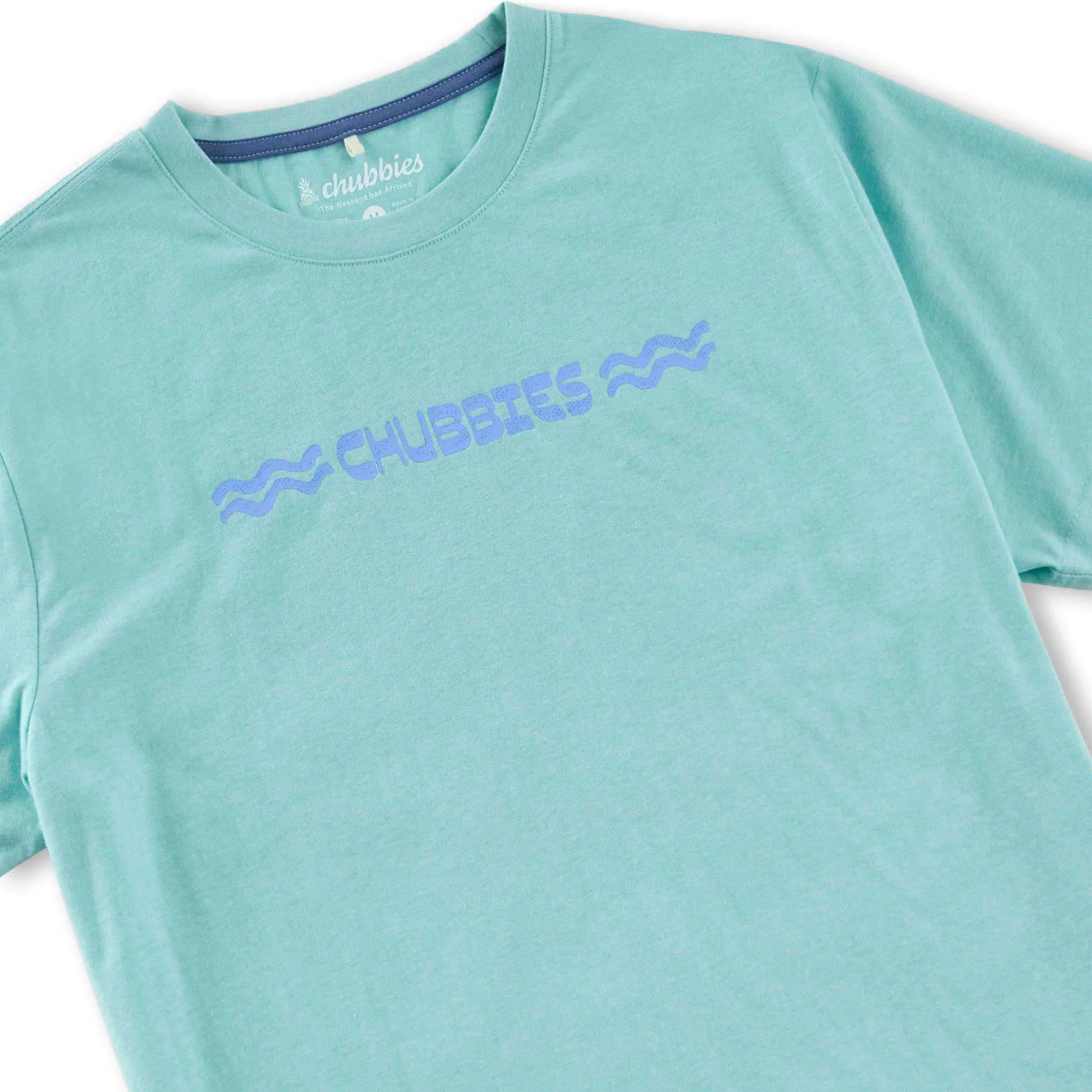 Mens Johnnie-O Chubbies The Sip, Sip, Hooray T-Shirt - Open Green