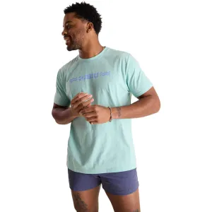 Mens Johnnie-O Chubbies The Sip, Sip, Hooray T-Shirt - Open Green
