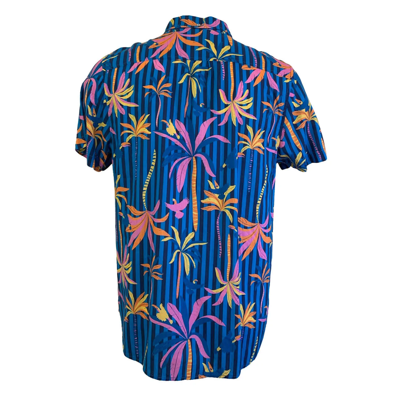 Mens Johnnie-O Chubbies The Wild Blue Short Sleeve Sport Shirt - Bright Blue