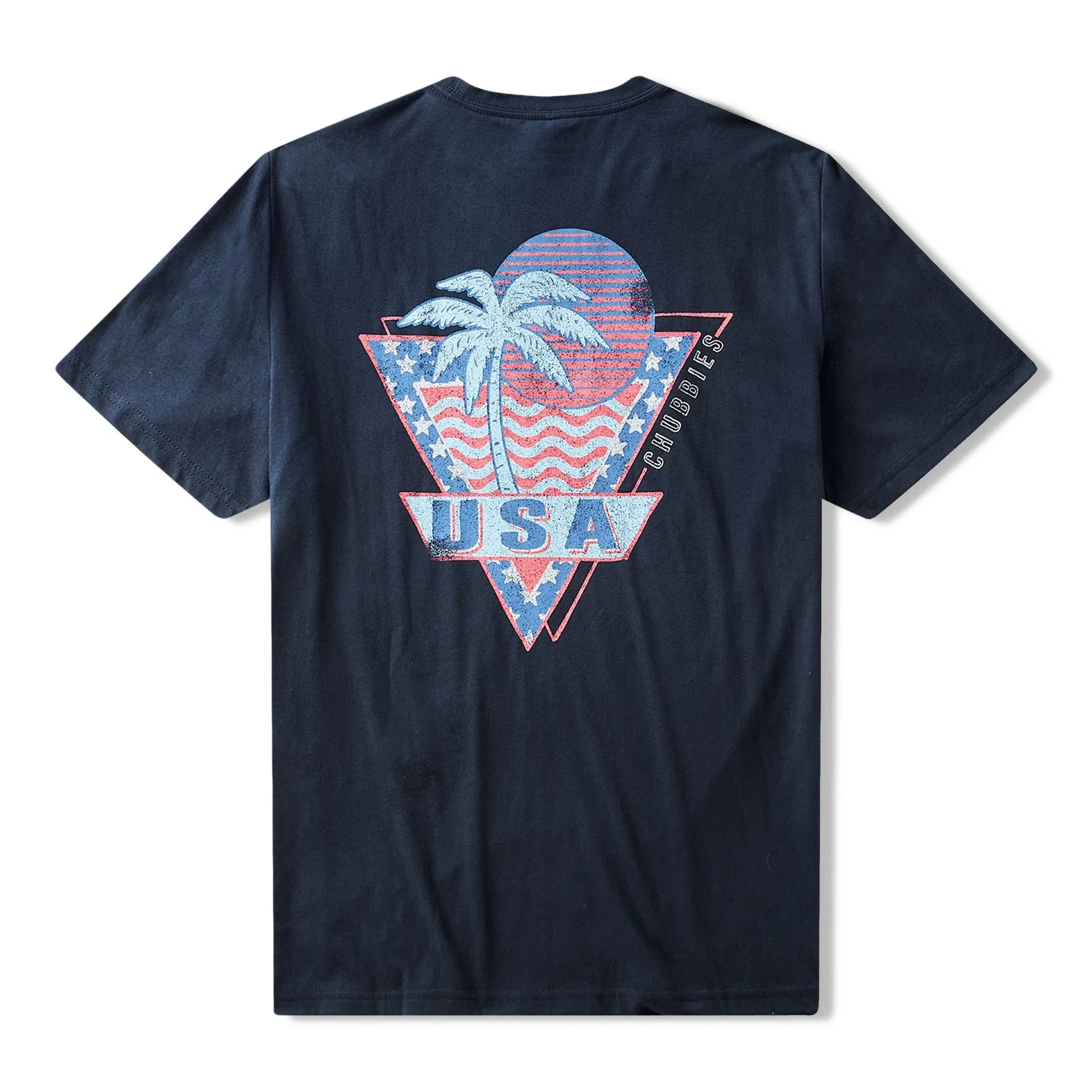 Mens Johnnie-O Chubbies The World Wide Winner T-Shirt - Navy