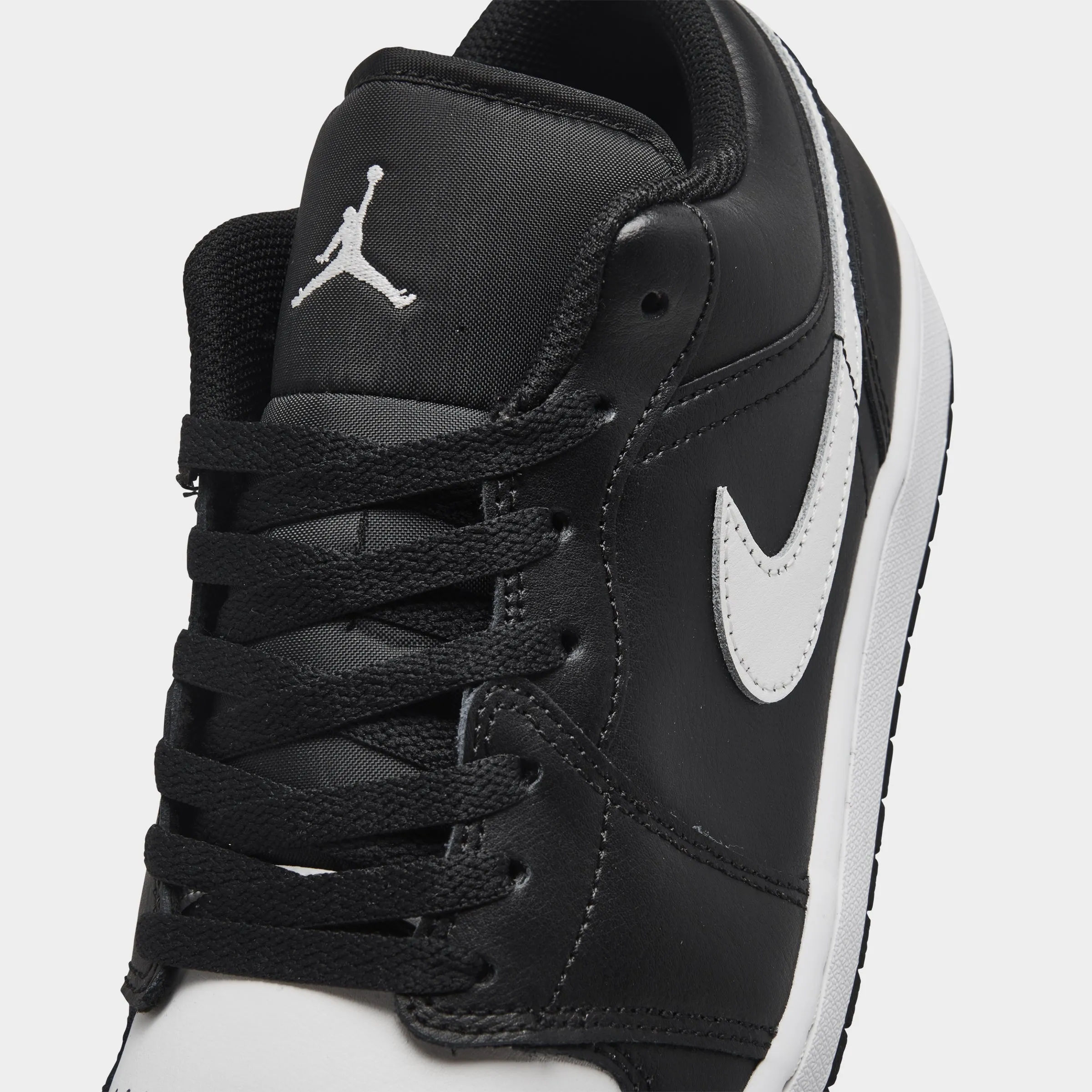 Mens Jordan Jordan 1 Low Black / Summit White