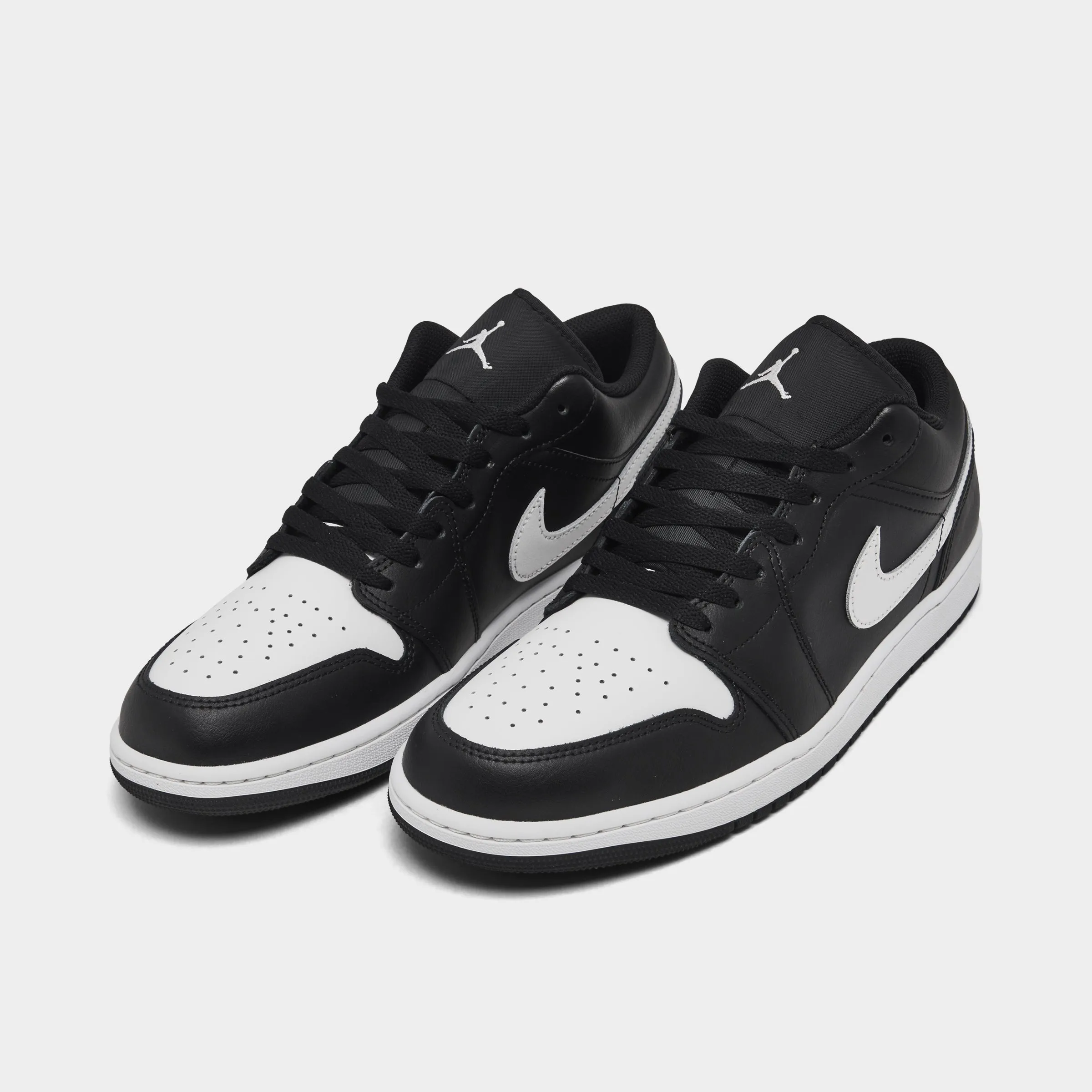 Mens Jordan Jordan 1 Low Black / Summit White