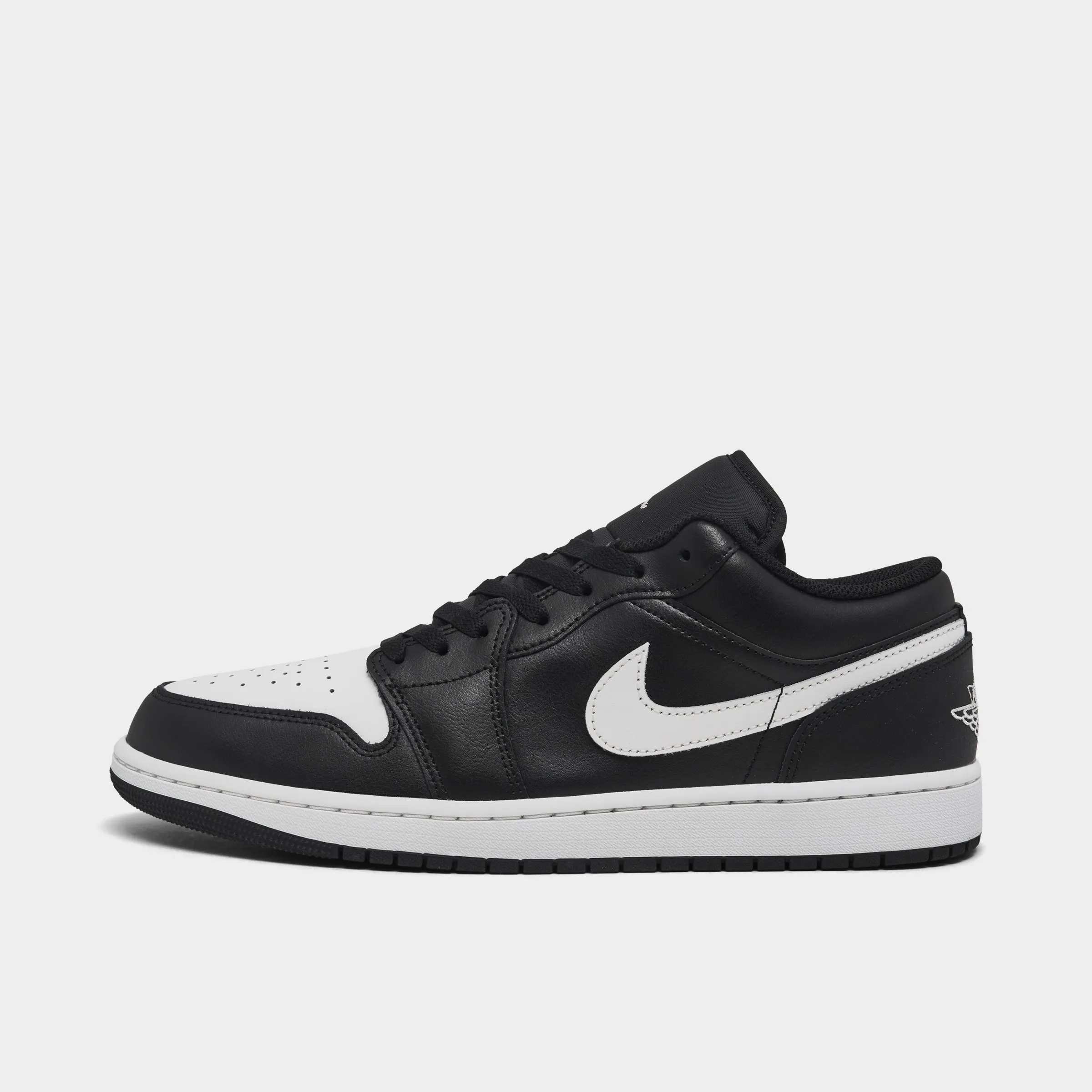 Mens Jordan Jordan 1 Low Black / Summit White
