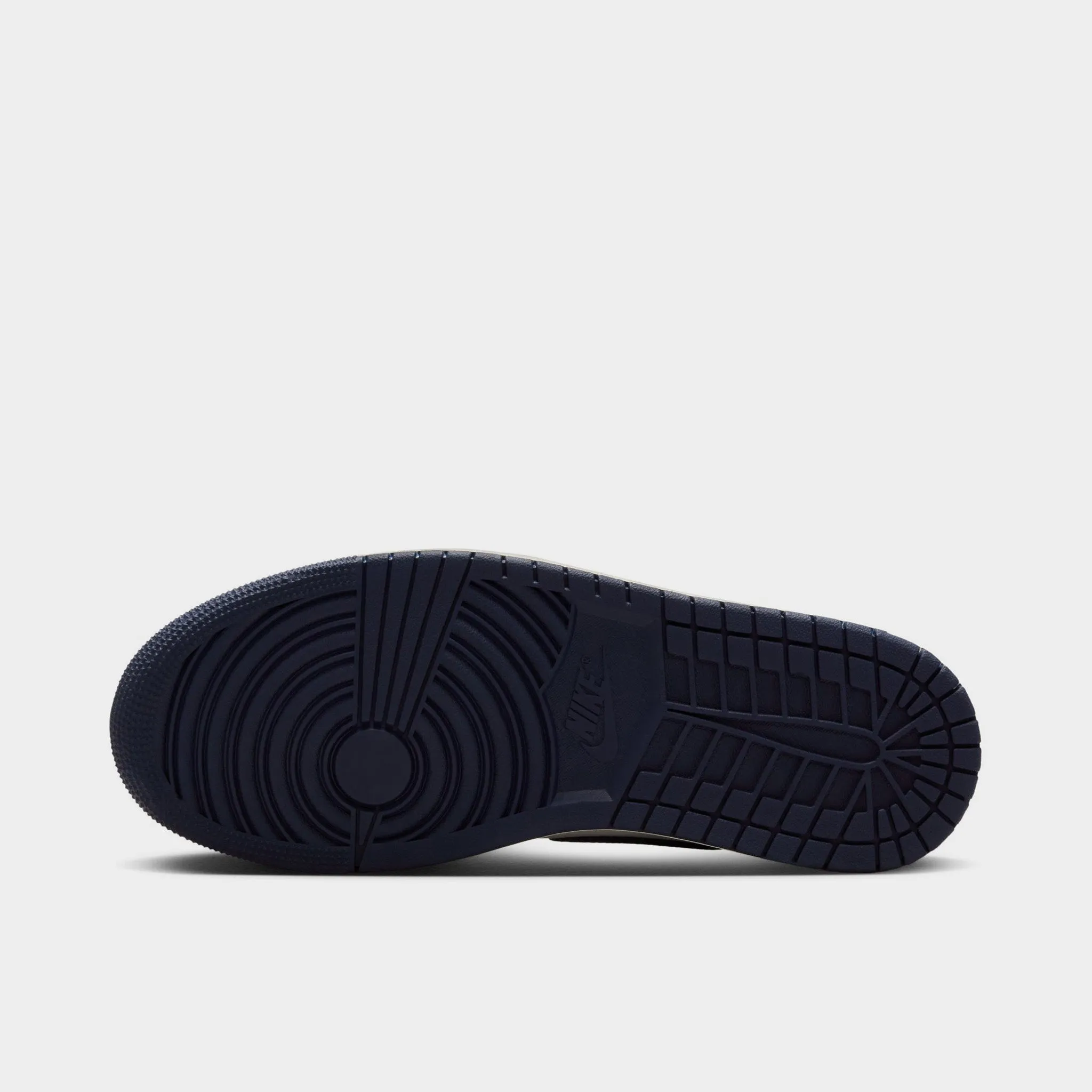 Mens Jordan Jordan 1 Low OG Obsidian / University Blue - Sail