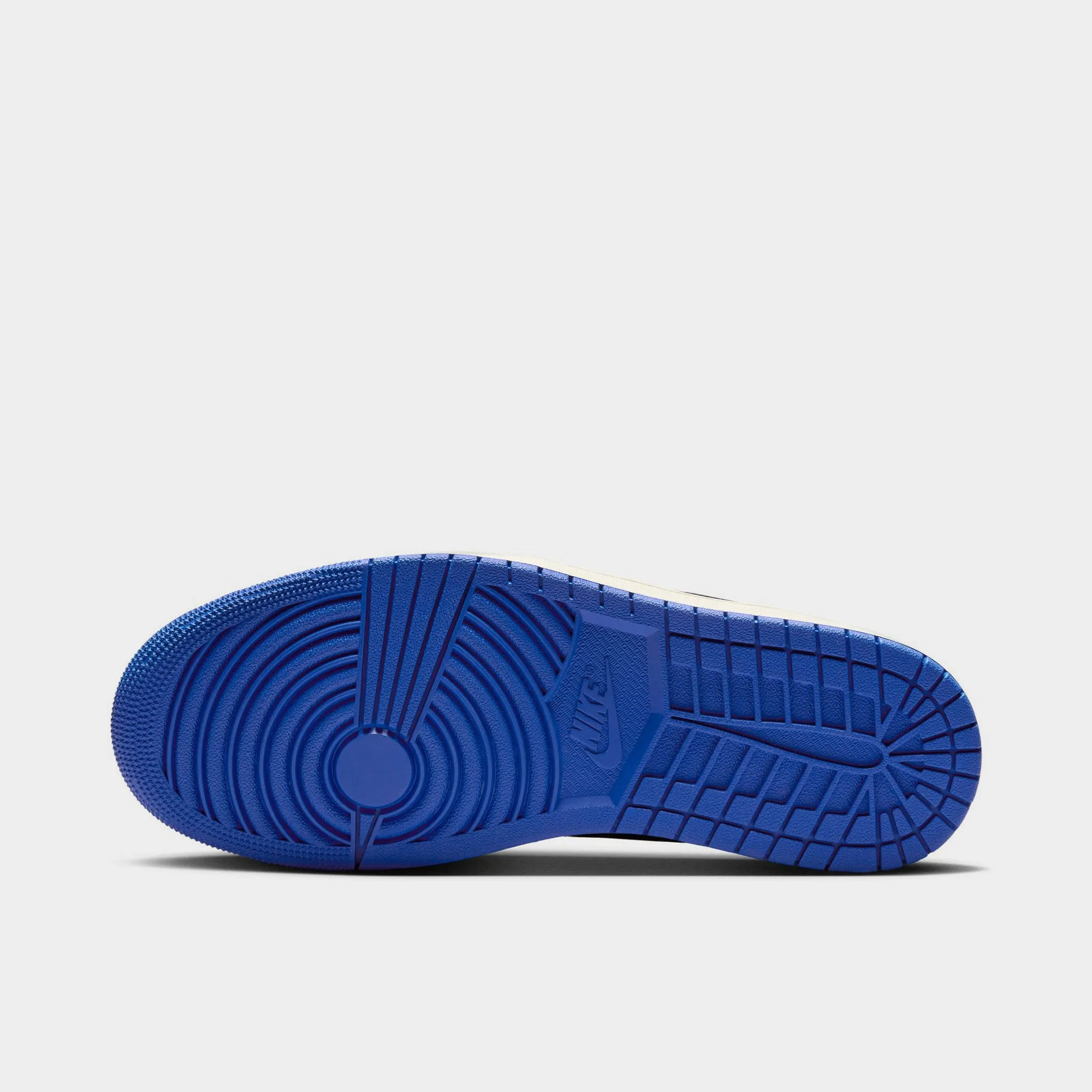 Mens Jordan Jordan 1 Low OG White / Black - Game Royal