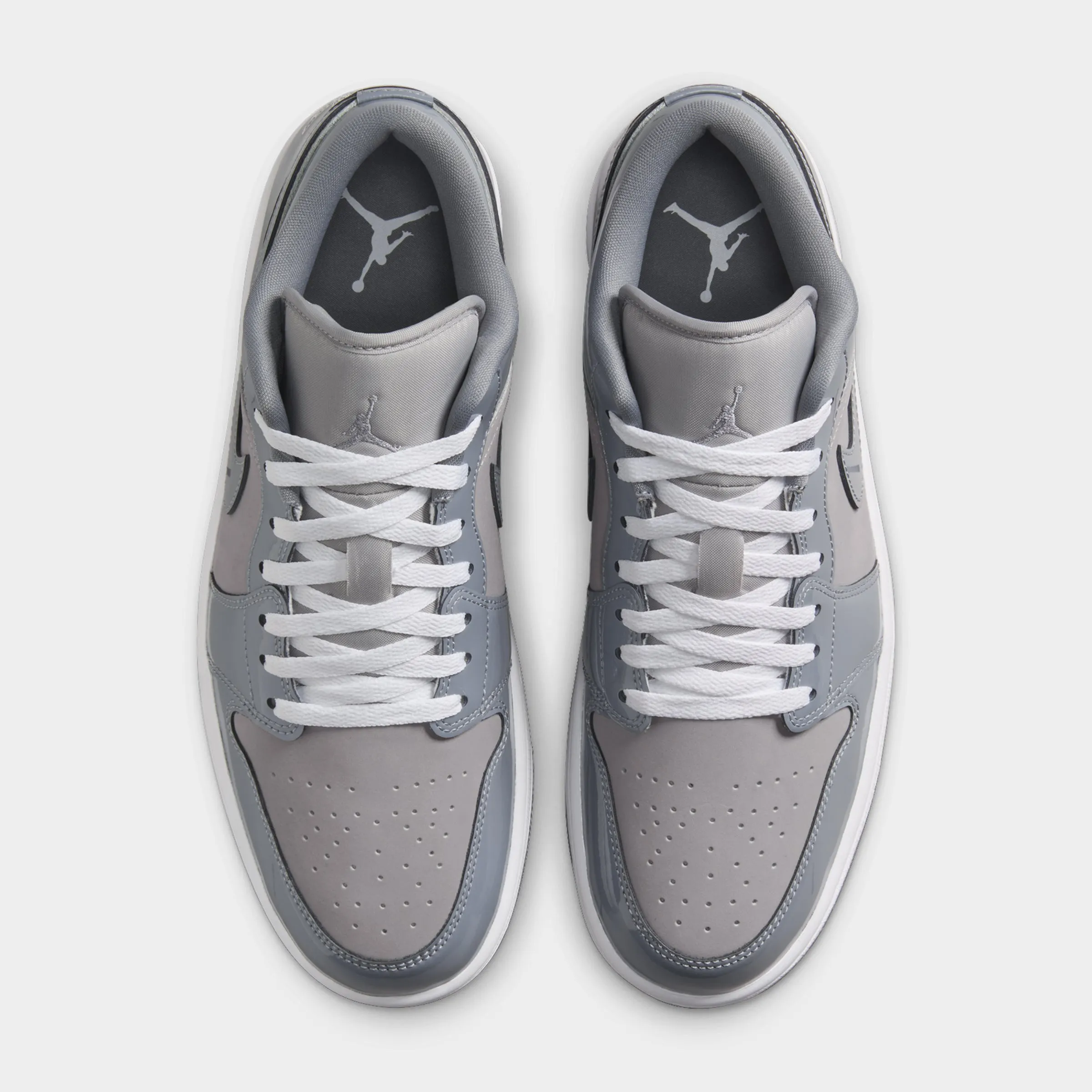 Mens Jordan Jordan 1 Low SE Medium Grey / Cool Grey - White