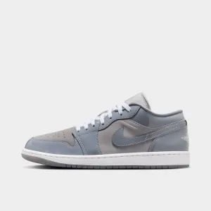 Mens Jordan Jordan 1 Low SE Medium Grey / Cool Grey - White