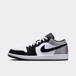 Mens Jordan Jordan 1 Low SE White / Fire Red - Black