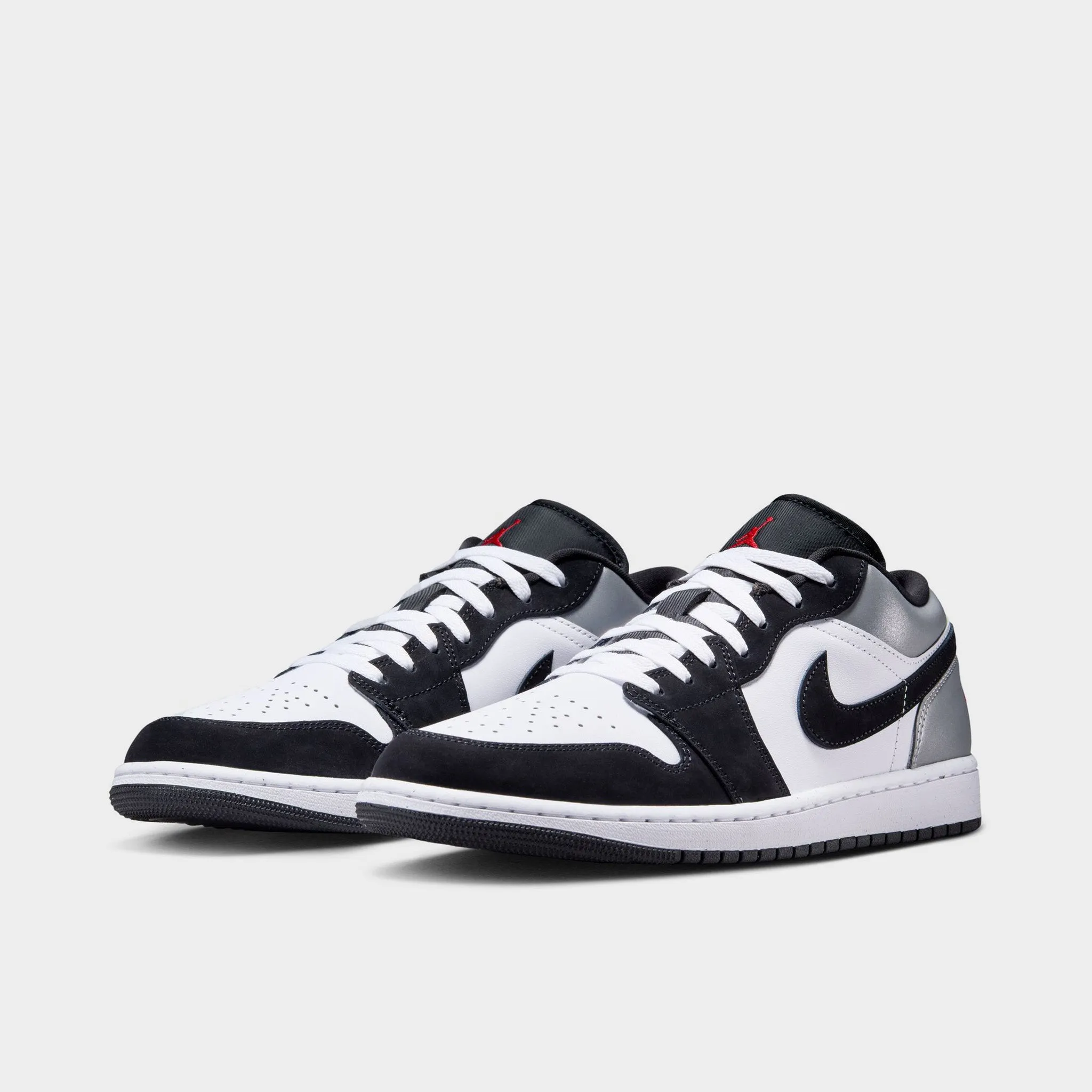 Mens Jordan Jordan 1 Low SE White / Fire Red - Black