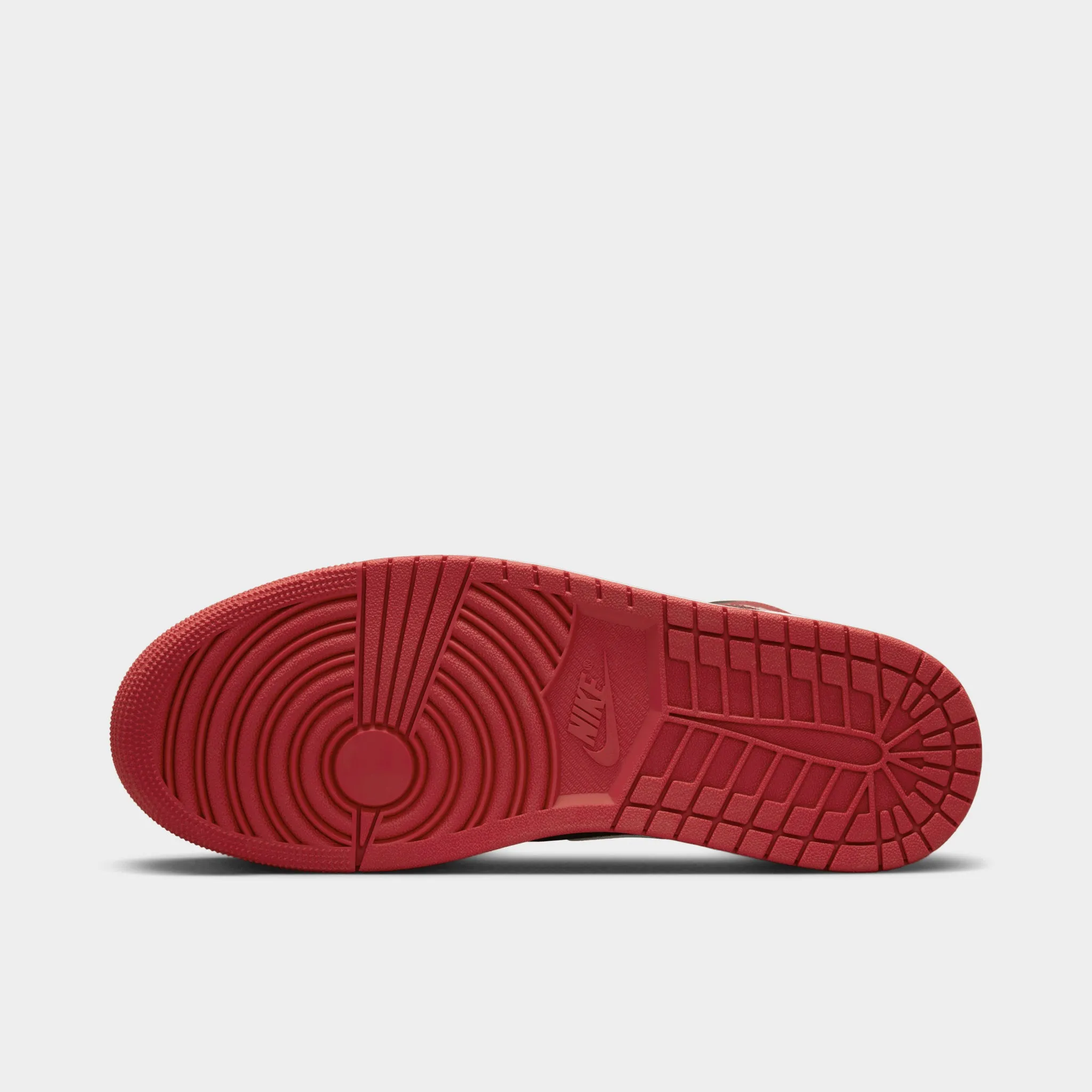 Mens Jordan Jordan 1 Mid Black / White - Gym Red