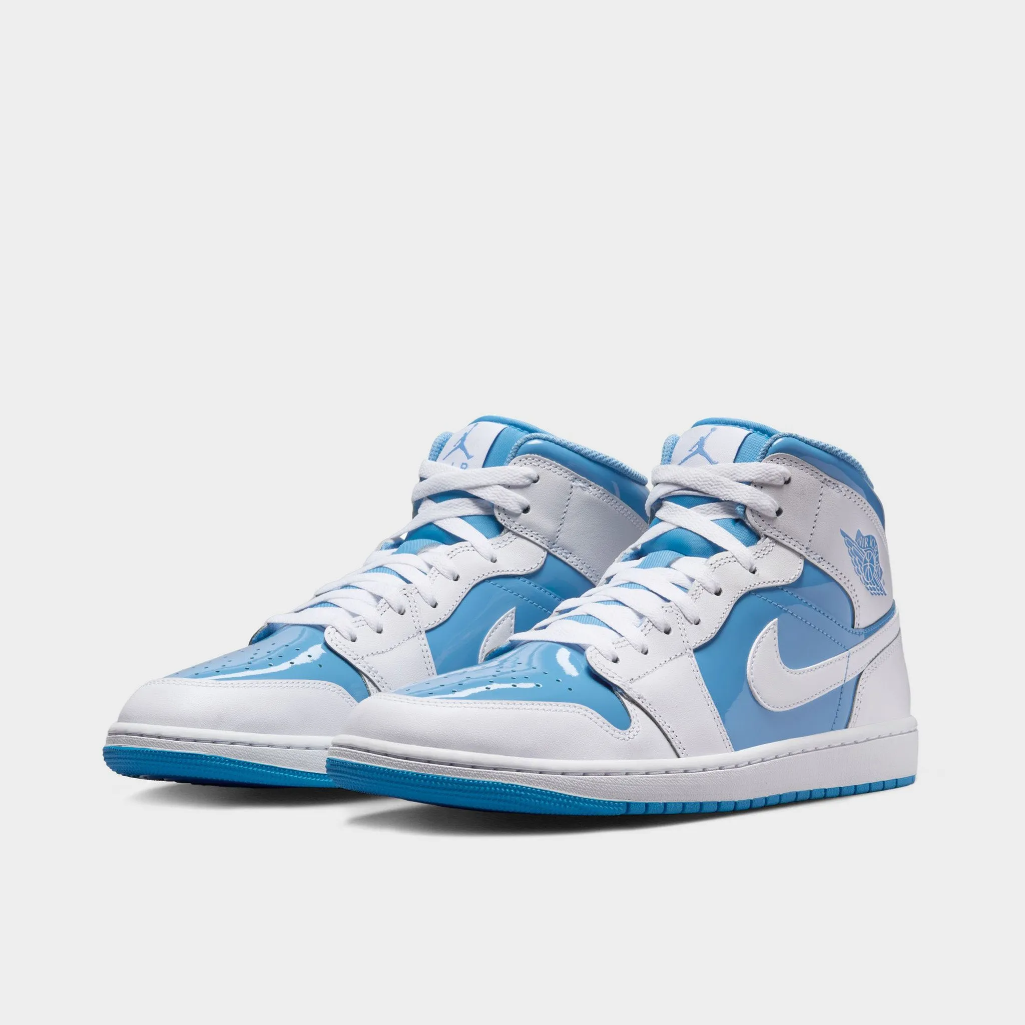 Mens Jordan Jordan 1 Mid SE White / Legend Blue